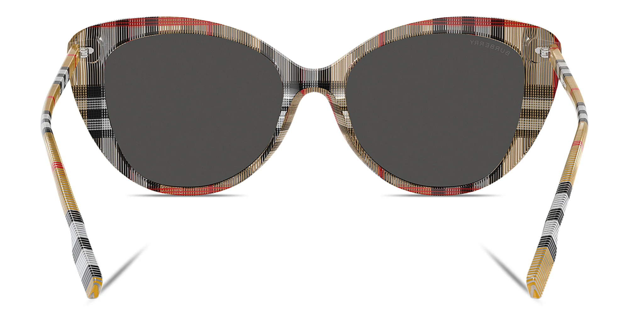 Shop BURBERRY Vintage Check Cat-Eye Sunglasses in Vintage Check online.