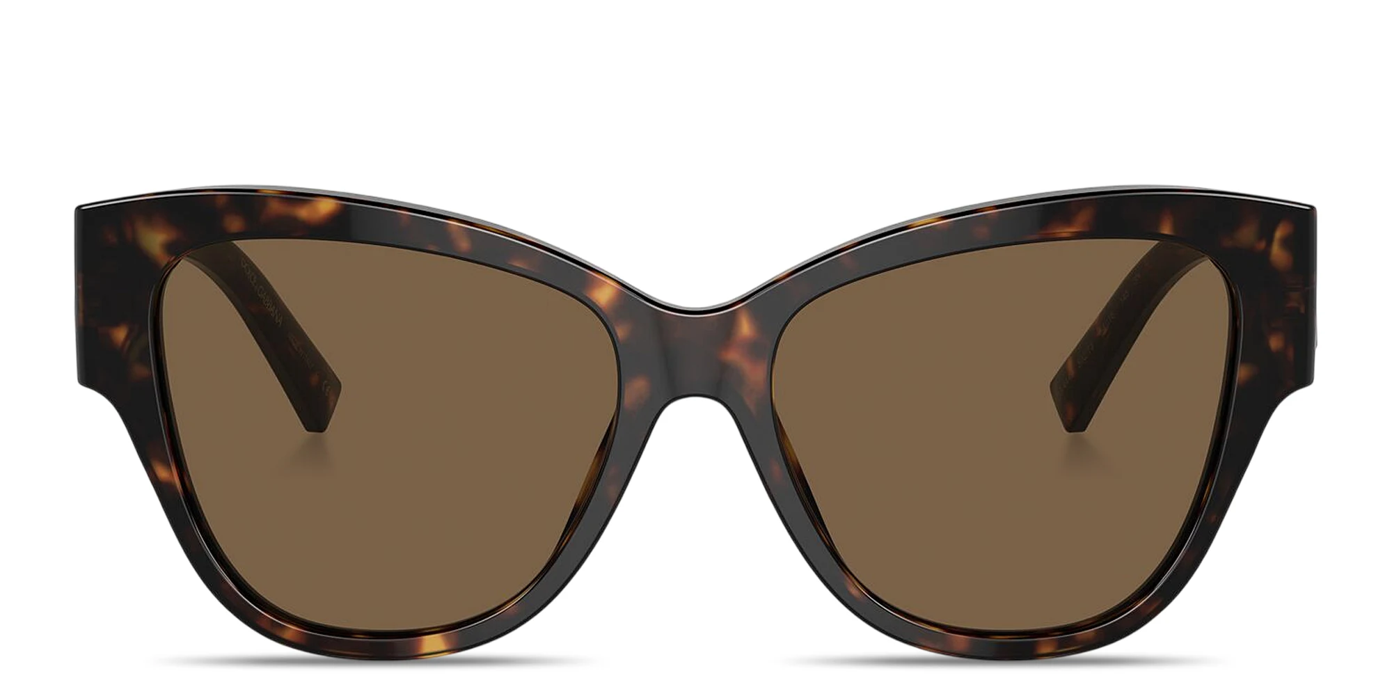 Shop Dolce & Gabbana Butterfly Sunglasses in Havana online.