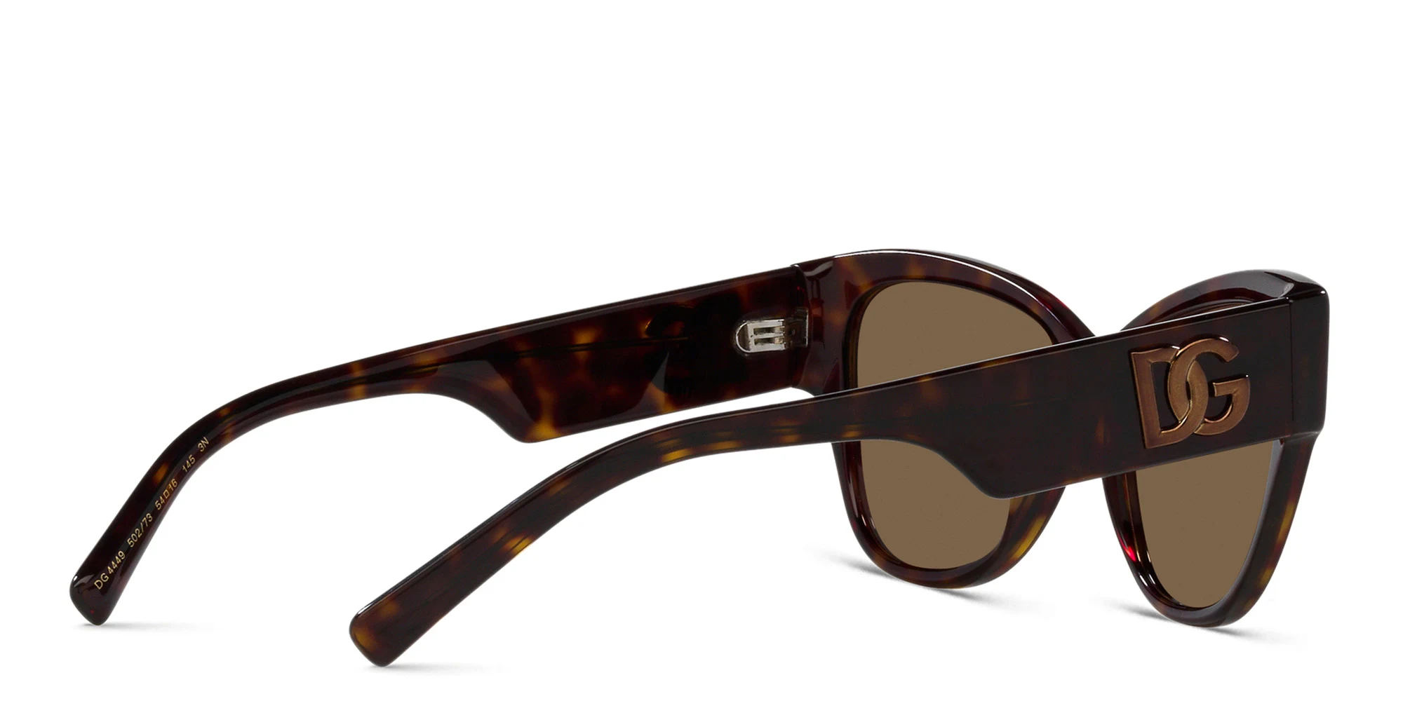 Shop Dolce & Gabbana Butterfly Sunglasses in Havana online.