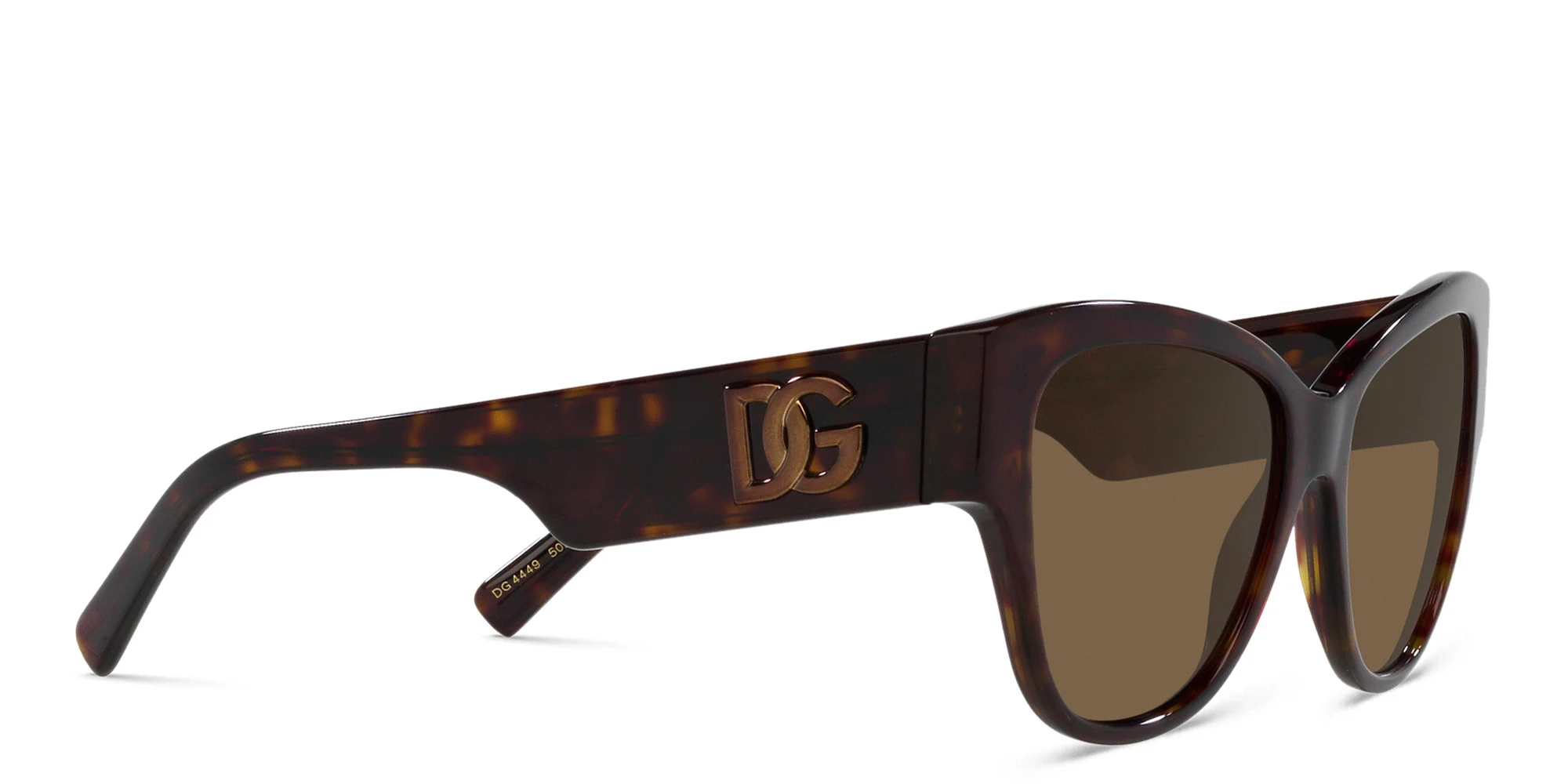 Shop Dolce & Gabbana Butterfly Sunglasses in Havana online.