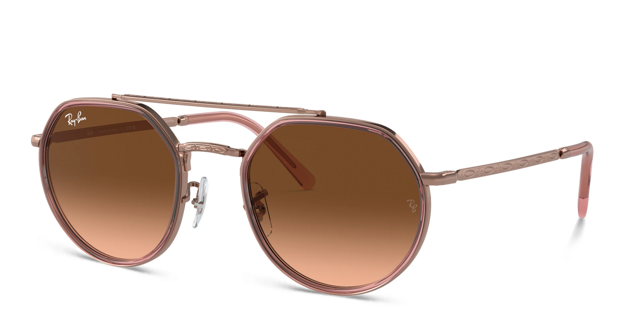 Shop Ray-Ban Unisex Irregular Sunglasses in Copper online.