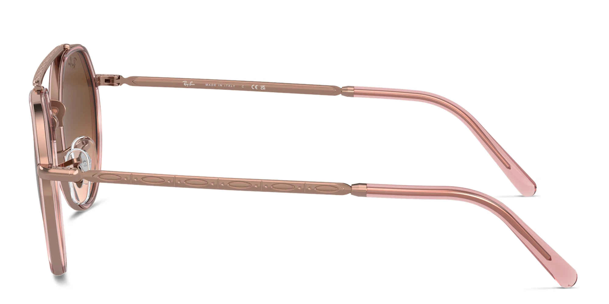 Shop Ray-Ban Unisex Irregular Sunglasses in Copper online.
