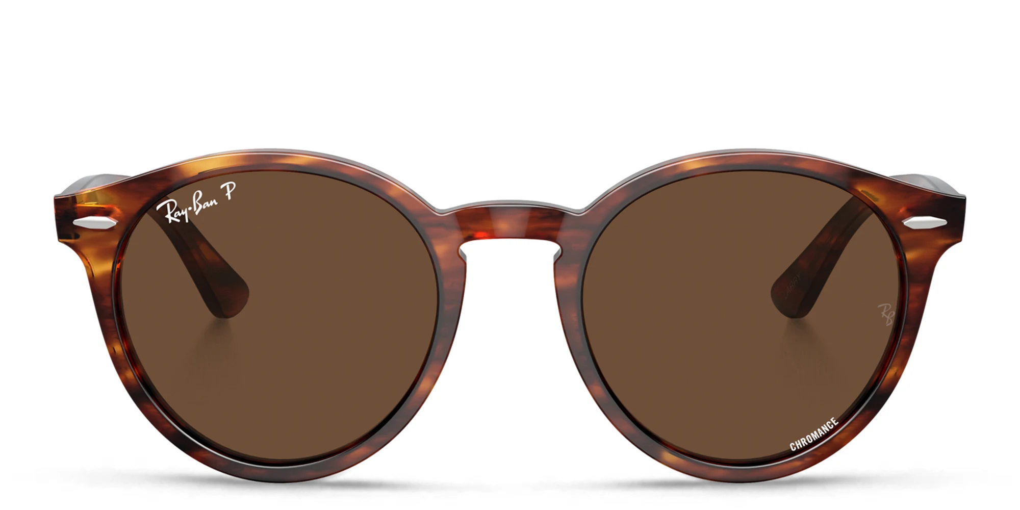 Shop Ray-Ban Larry Unisex Panthos Sunglasses in Striped Havana online.