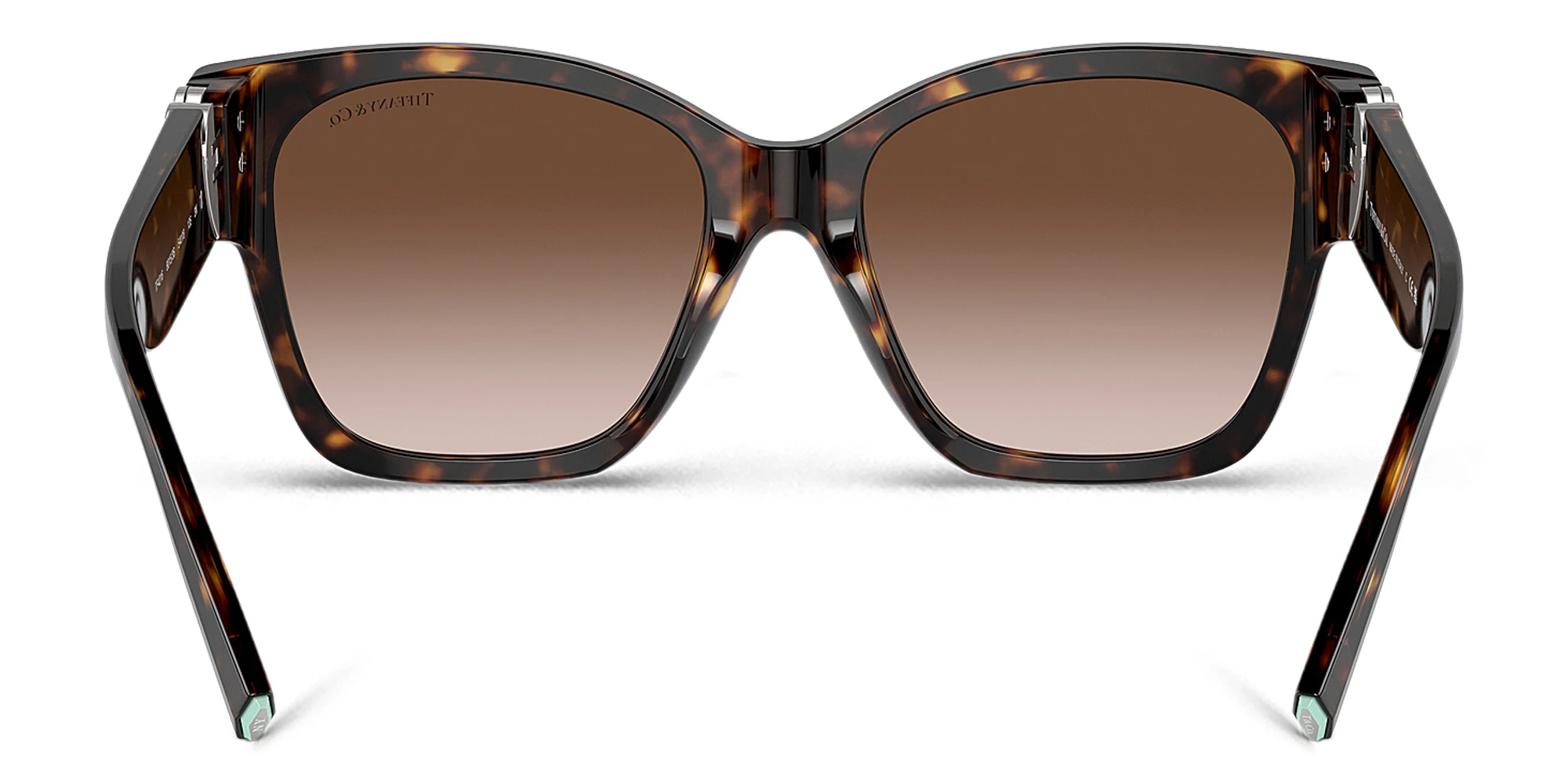 Shop TIFFANY Oversized Square Sunglasses in Havana online.