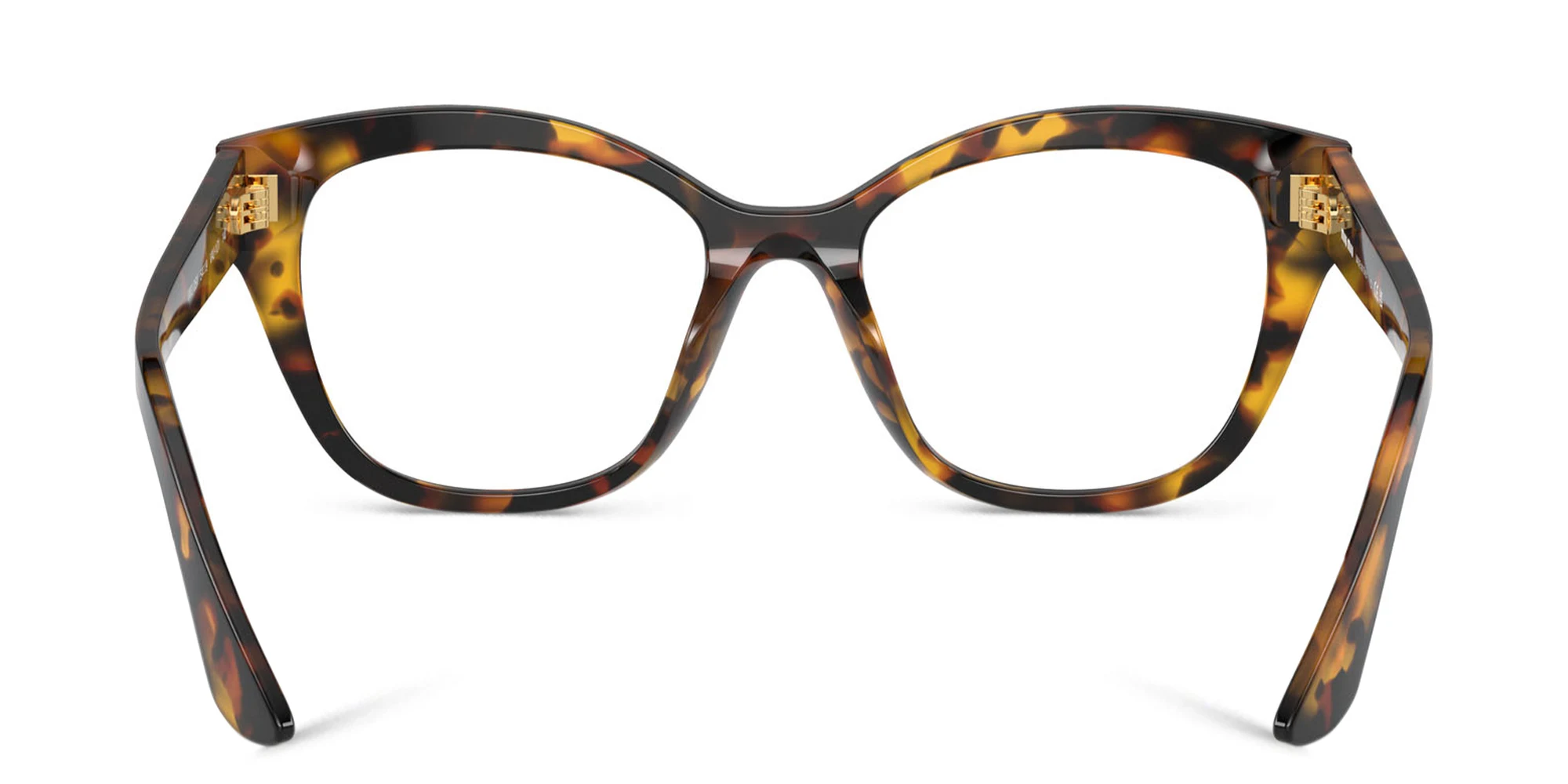 Shop MIU MIU Square Eyeglasses in Honey Havana online.