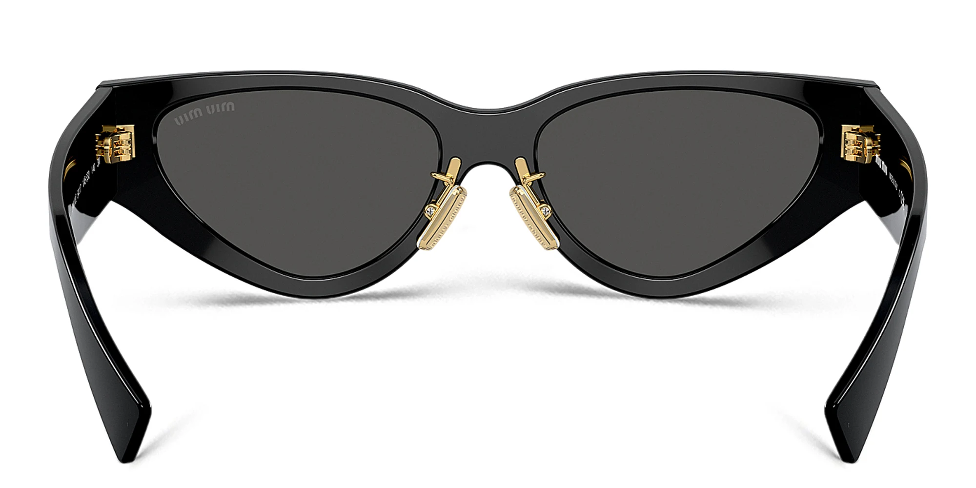 Shop MIU MIU Cat-Eye Sunglasses in Black online.
