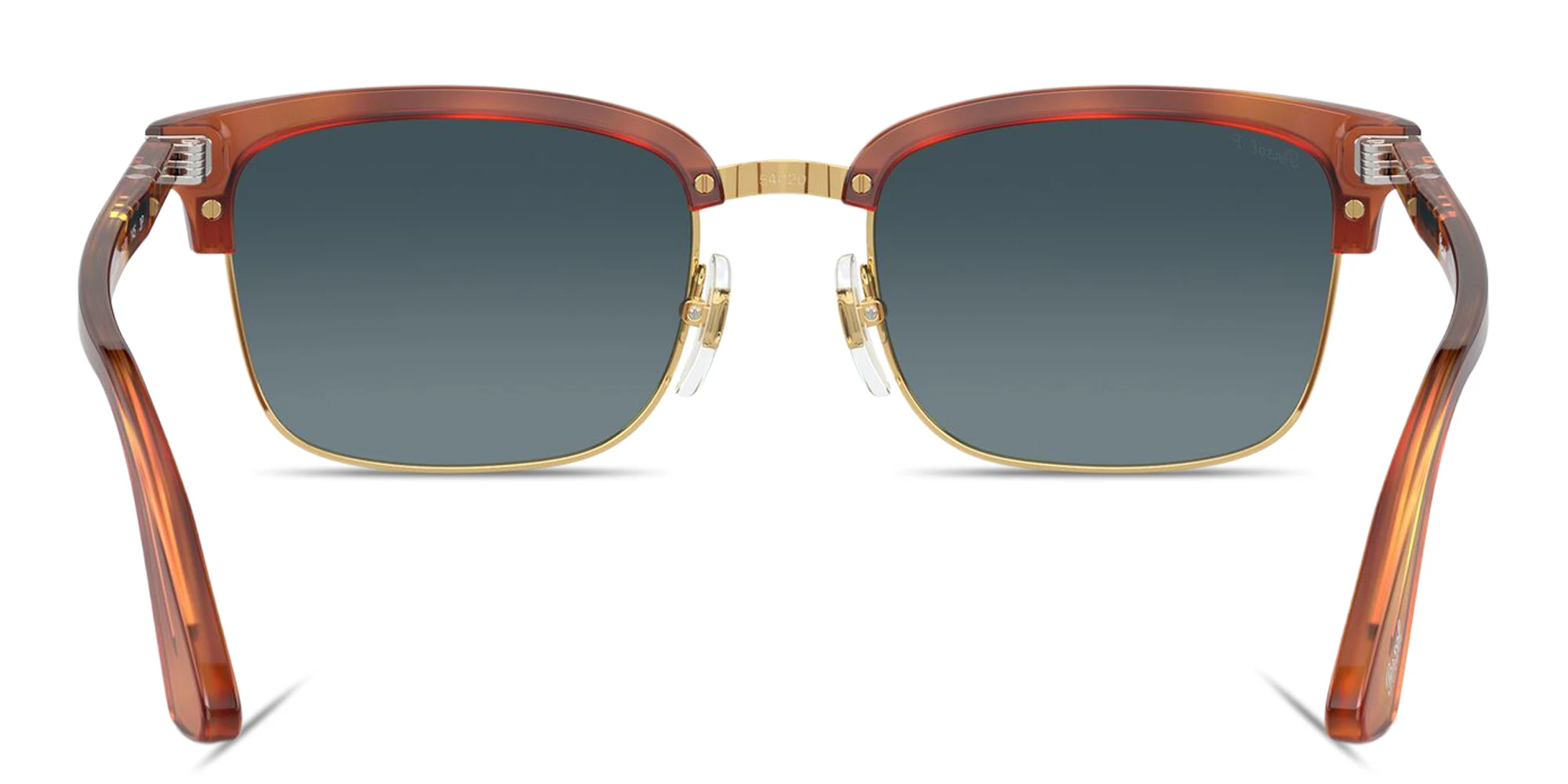 Shop PERSOL Arrow Unisex Rectangle Sunglasses in Terra Di Siena online.