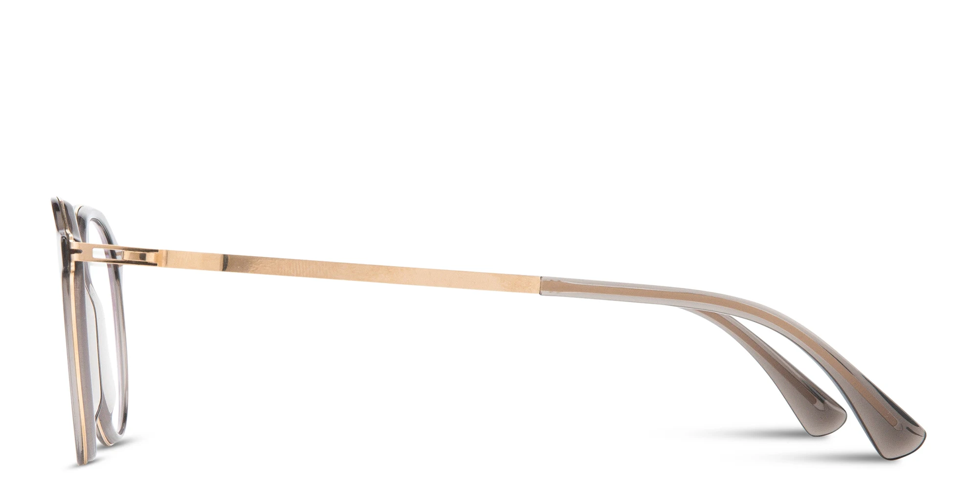 Shop MYKITA Paulson Unisex Round Eyeglasses in Gold online.