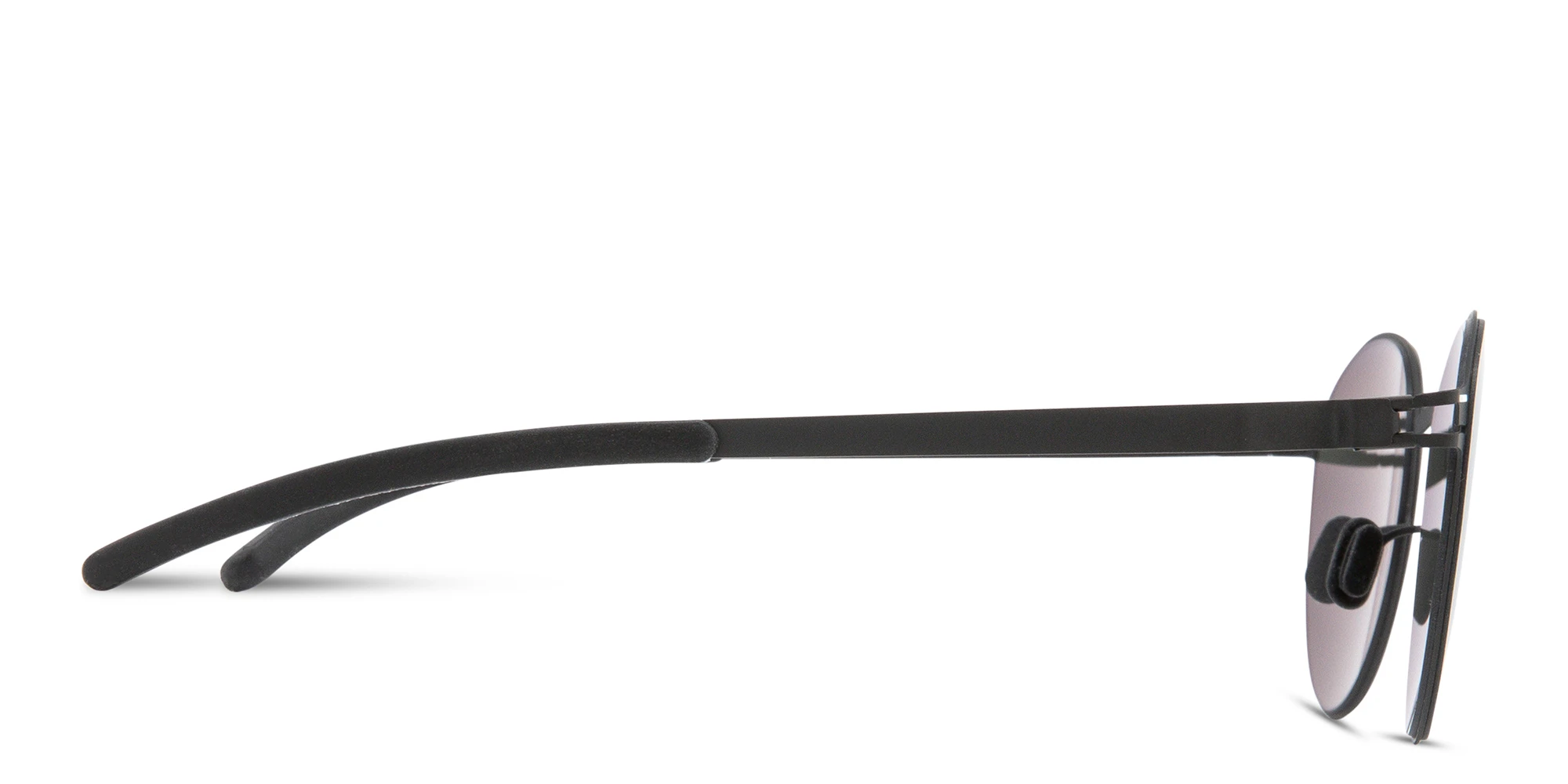 Shop MYKITA Carlo Unisex Round Sunglasses in Matte Balck online.