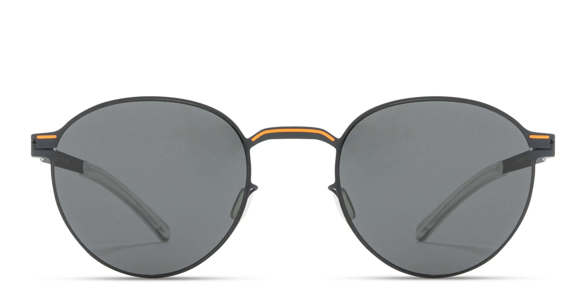 Shop MYKITA Carlo Unisex Round Sunglasses in Blue online.