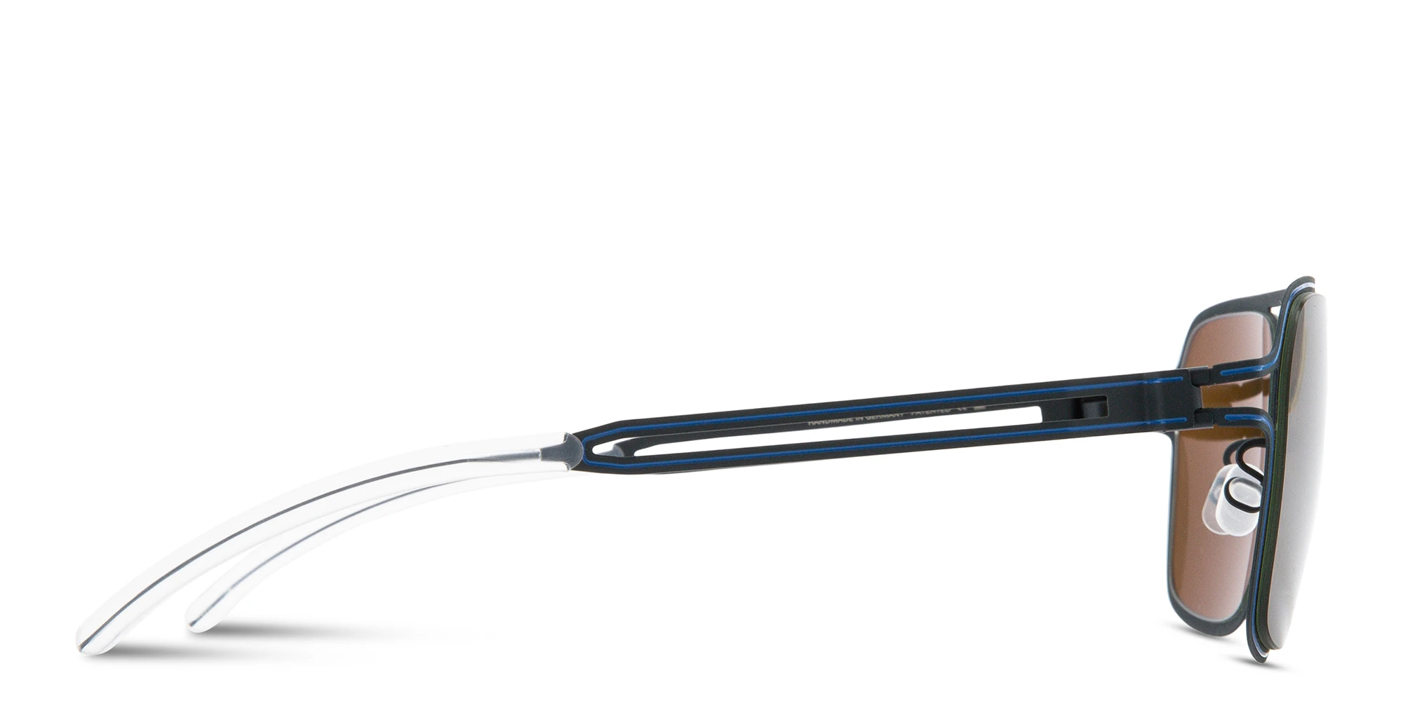 Shop MYKITA Riku Aviator Sunglasses in Blue online.