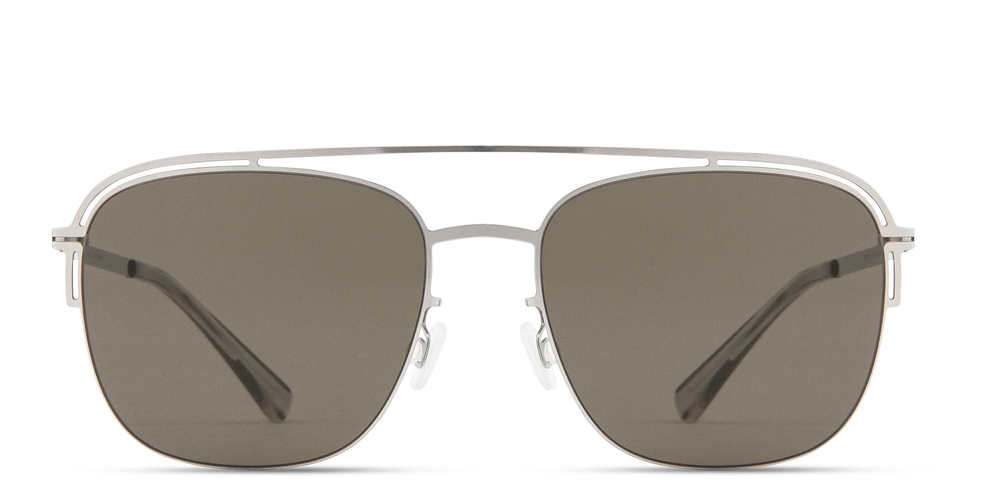 Shop MYKITA Nor Aviator Sunglasses in Silver online.