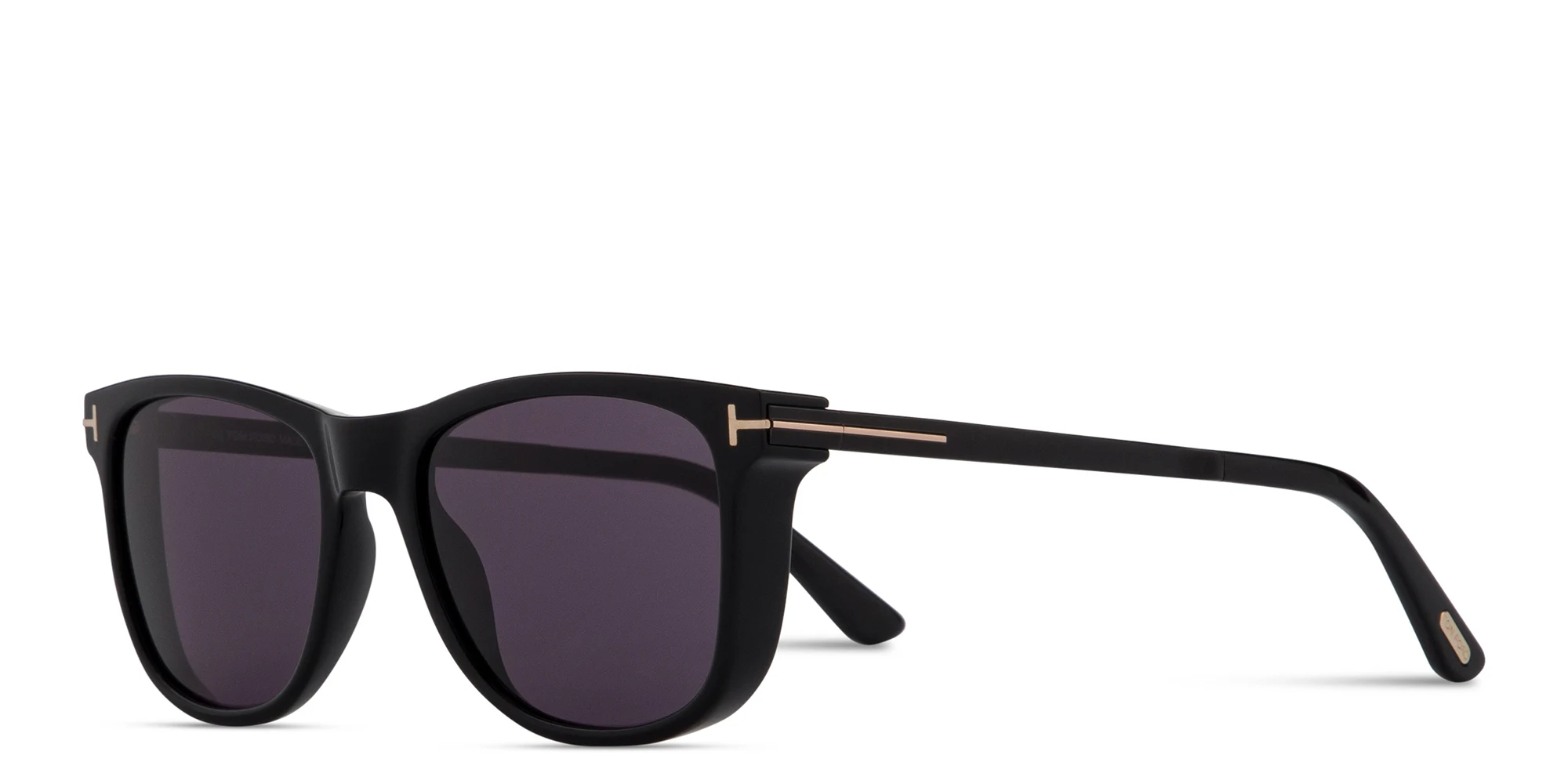 تسوق نظارات شمسية سيناترا بإطار مربّع توم فورد بلون أسود لامع أونلاين.