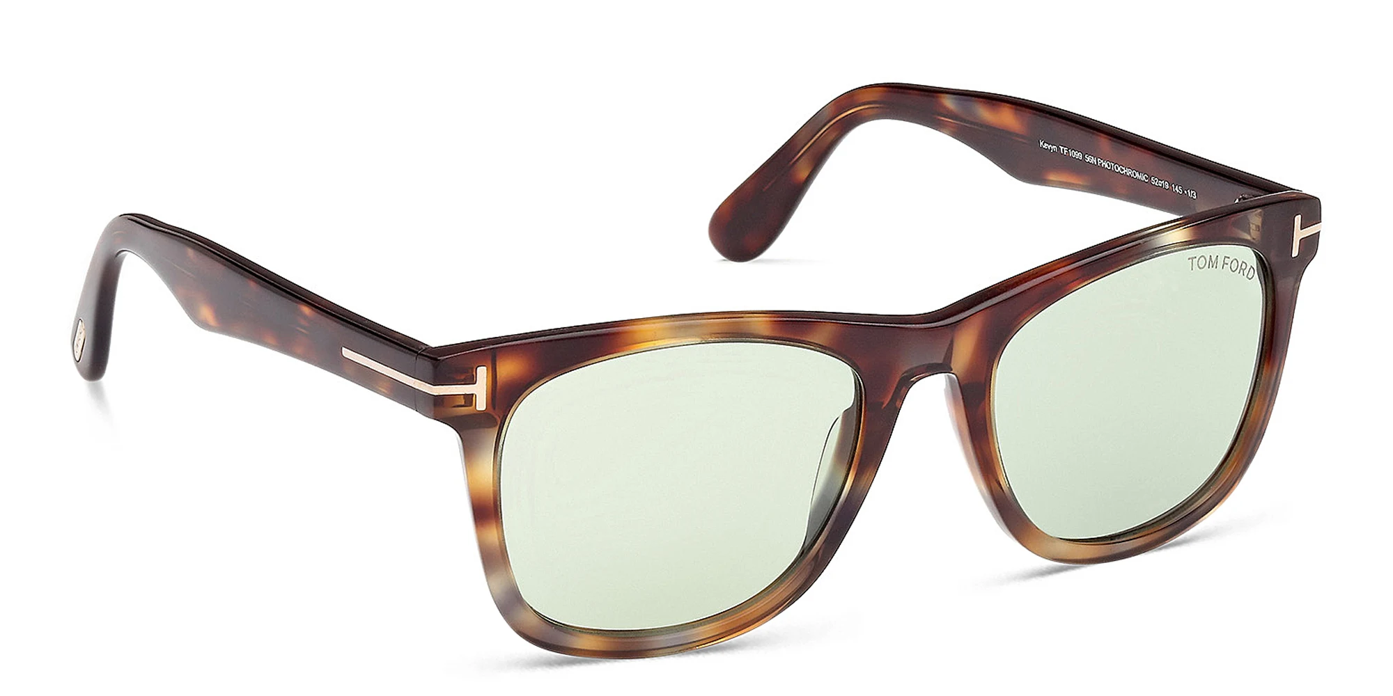 Shop TOM FORD Kevyn Square Sunglasses in Colored Havana online.