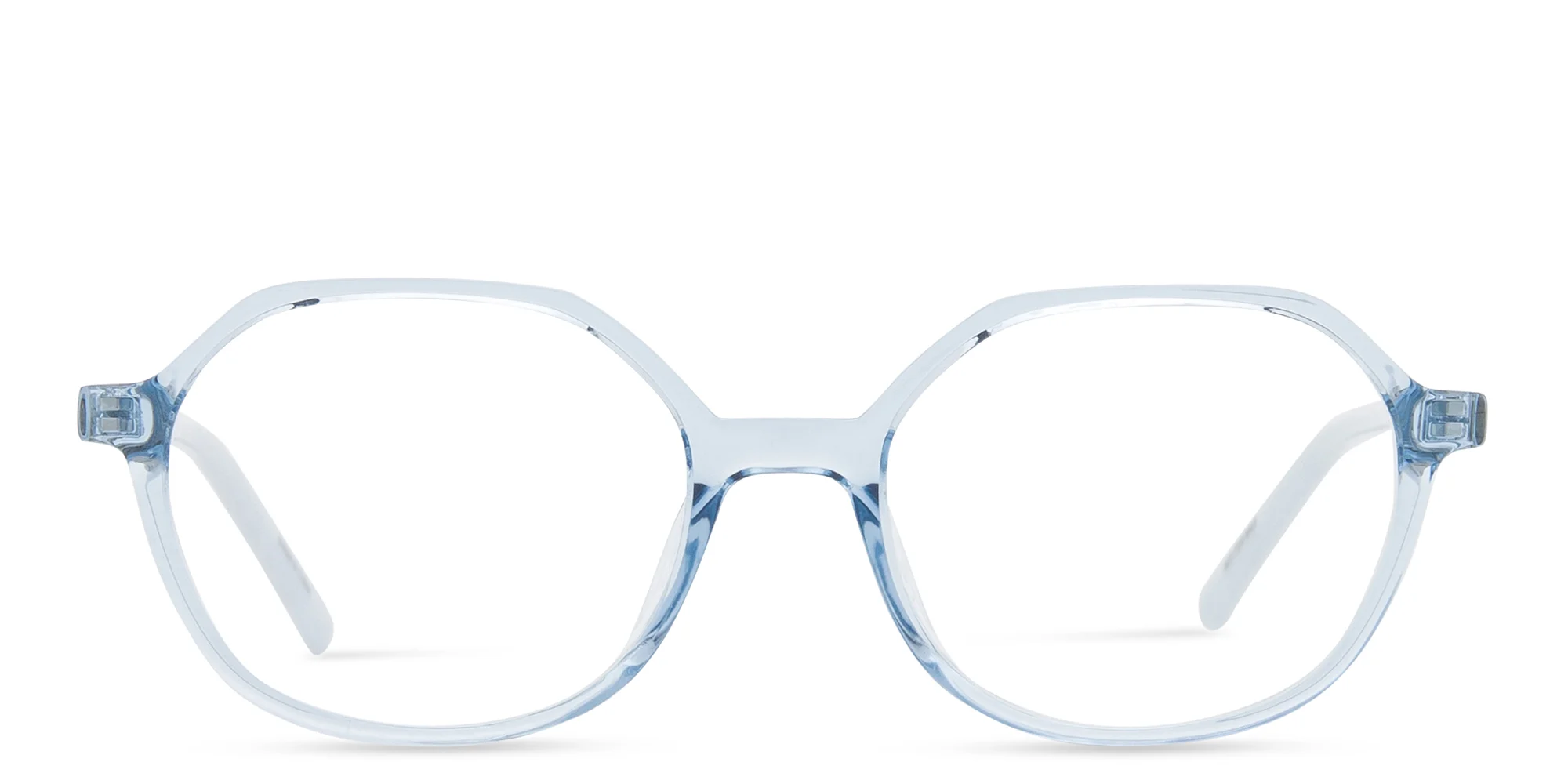 Shop EYE'M Kids Irregular Eyeglasses in Blue online.