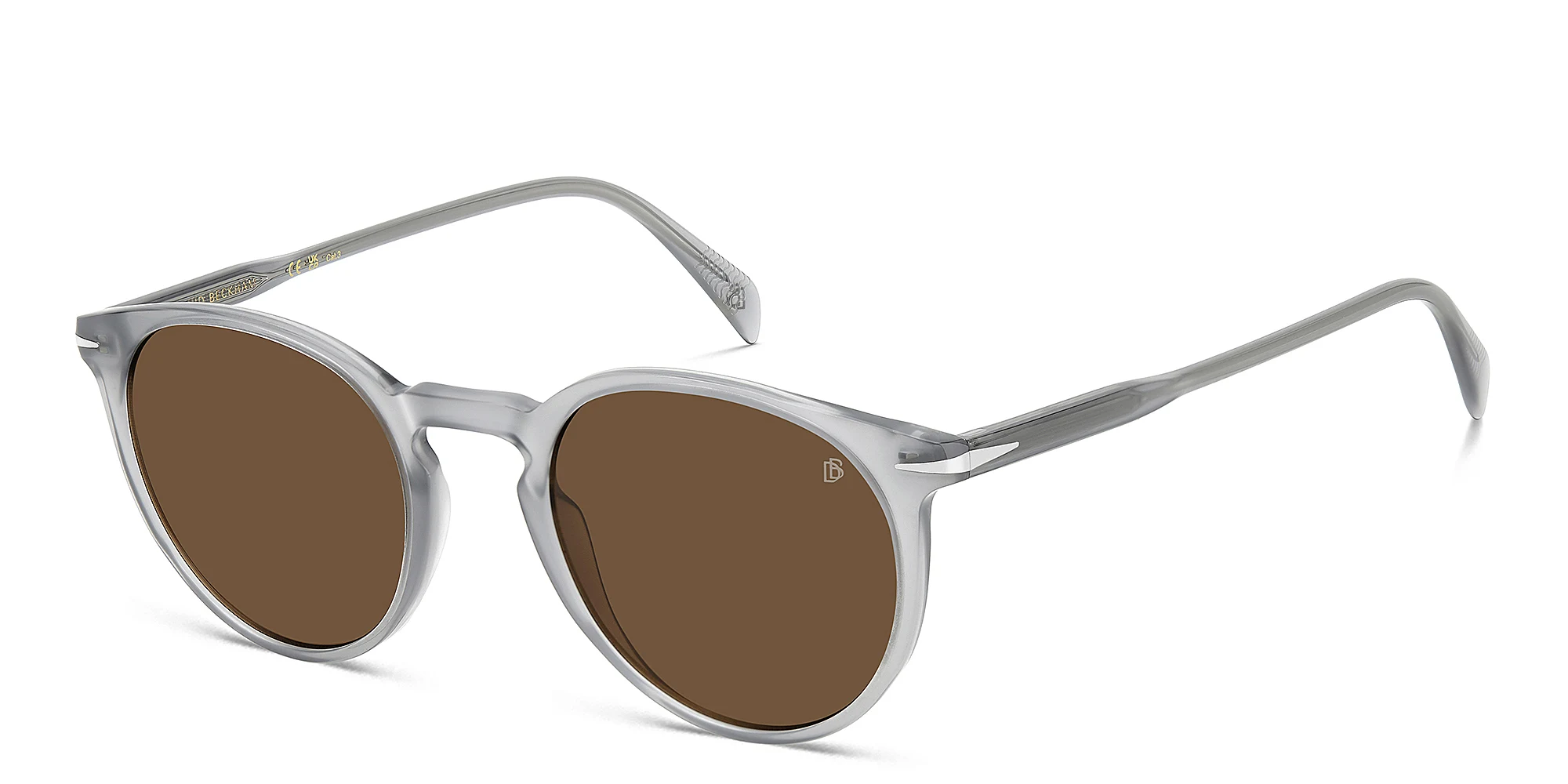 Shop DAVID BECKHAM Timeless Icons Panthos Sunglasses in Grey online.