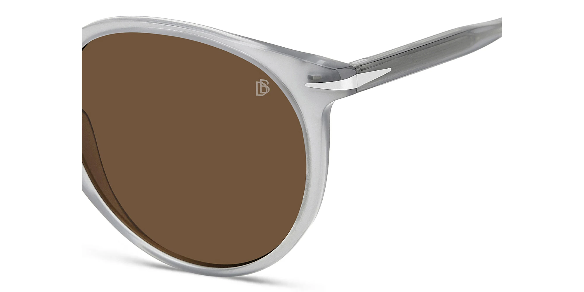 Shop DAVID BECKHAM Timeless Icons Panthos Sunglasses in Grey online.