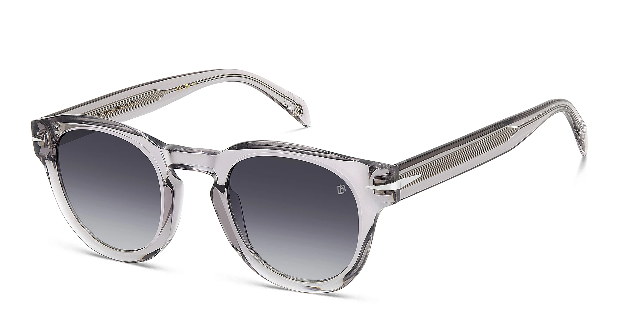 Shop DAVID BECKHAM Style Pioneer Panthos Sunglasses in Grey online.