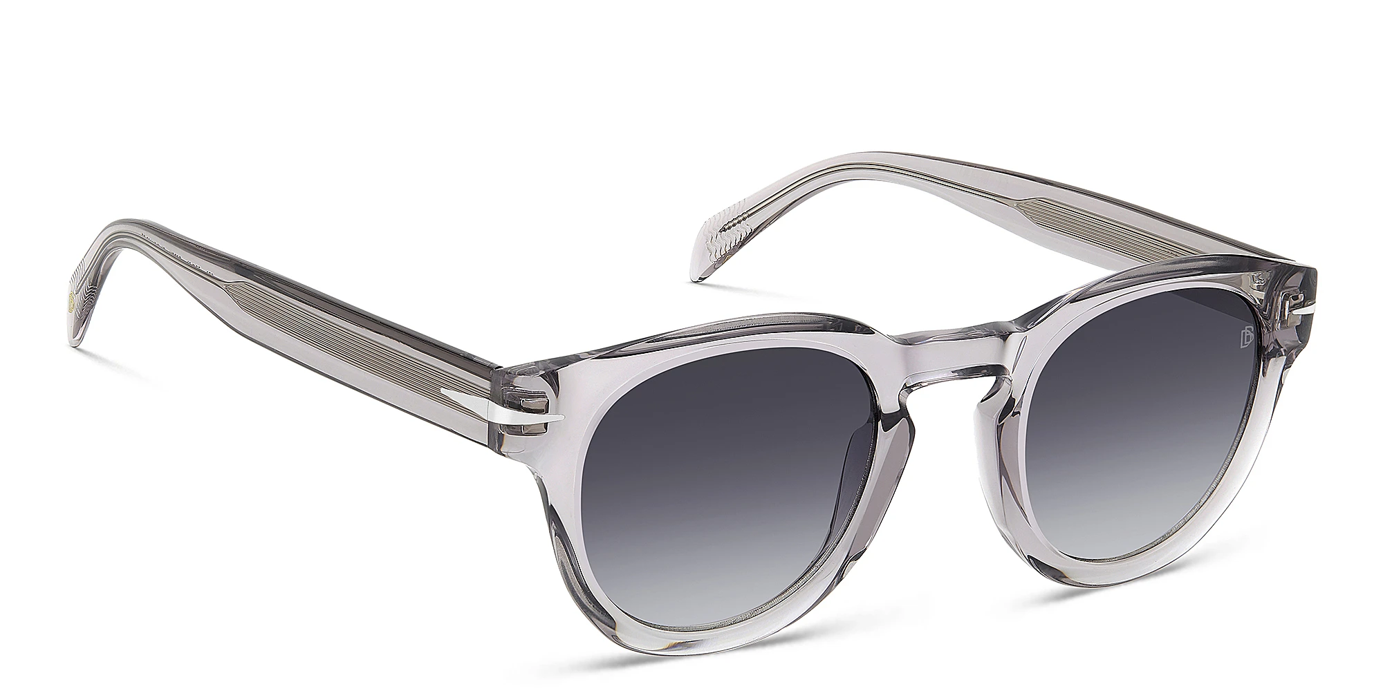 Shop DAVID BECKHAM Style Pioneer Panthos Sunglasses in Grey online.