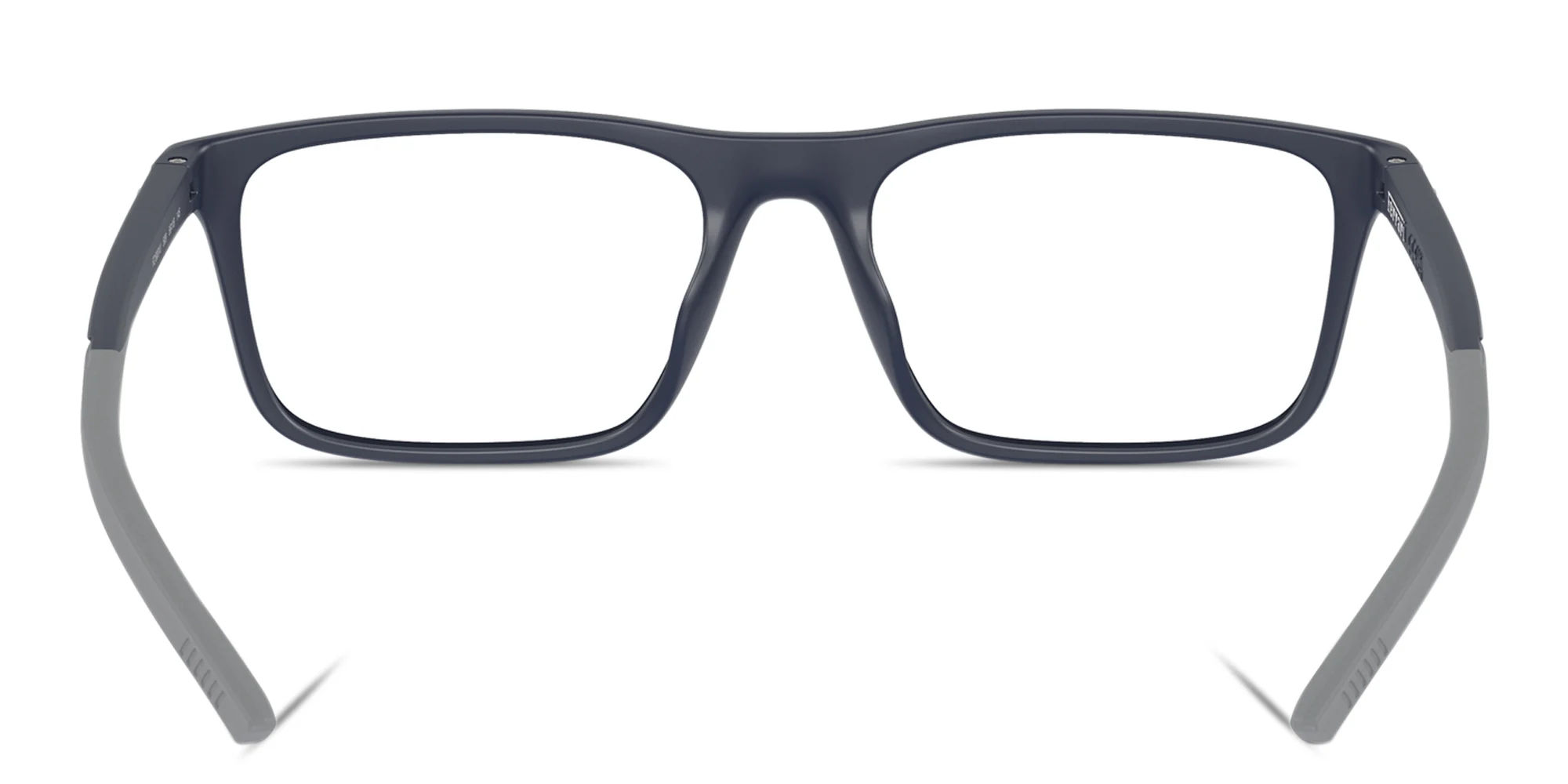 Shop SCUDERIA FERRARI Logo Square Eyeglasses in Blue online.