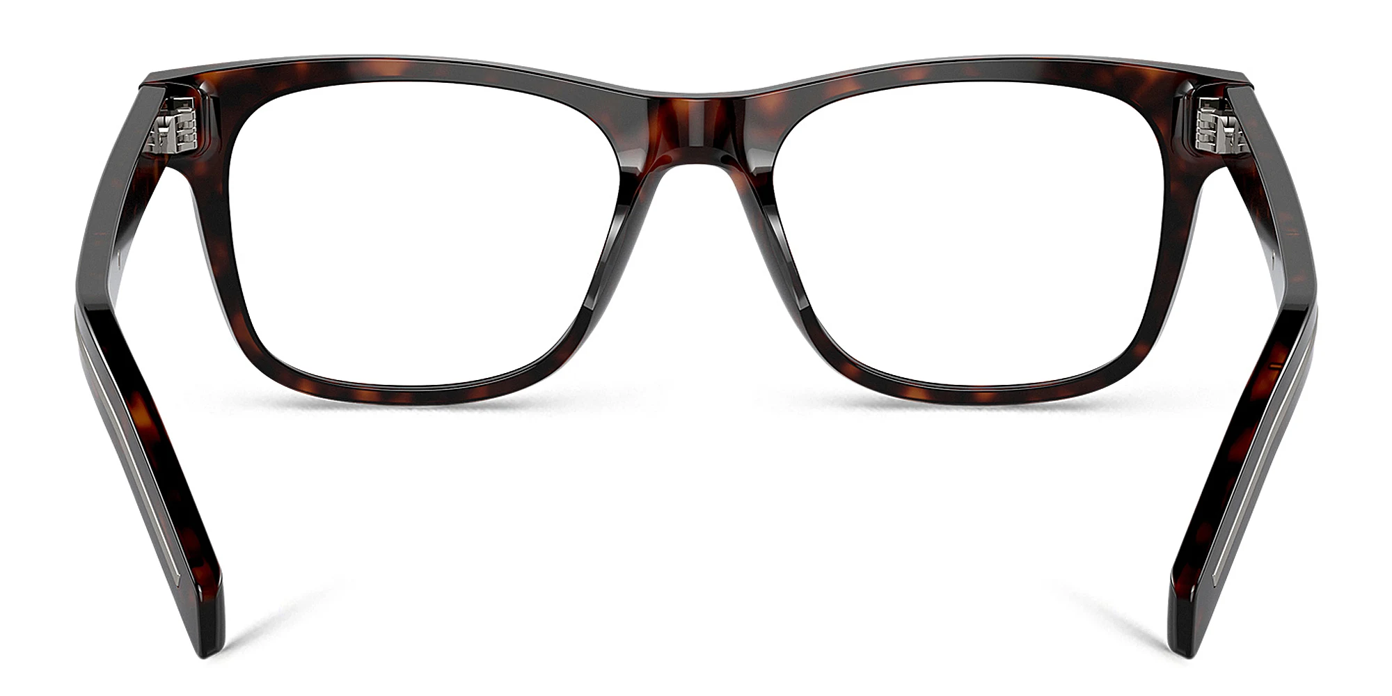 Shop PRADA Logo Pillow Eyeglasses in Tortoise online.