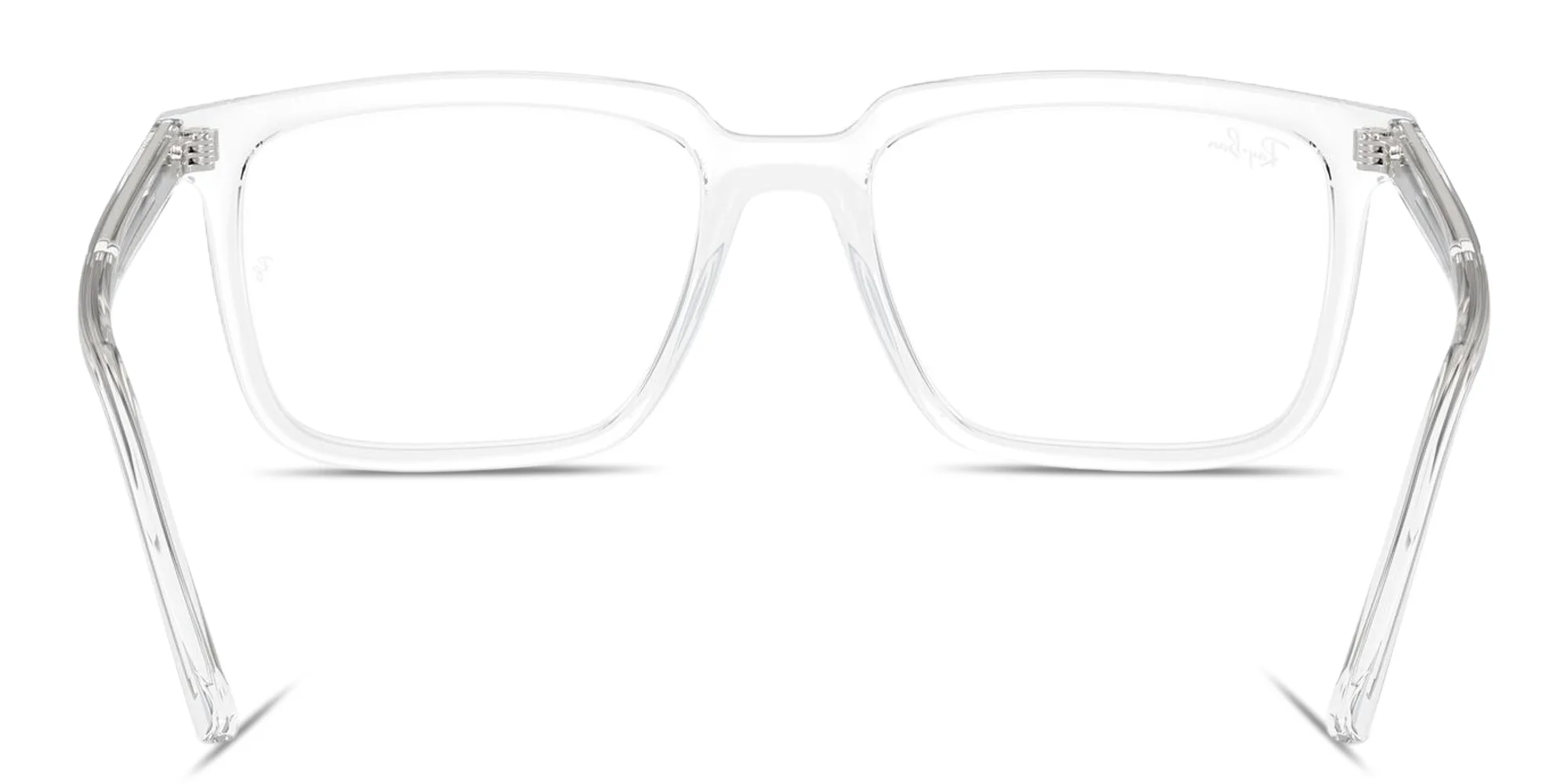 Shop Ray-Ban Alain Optics Unisex Rectangle Eyeglasses in Transparent online.