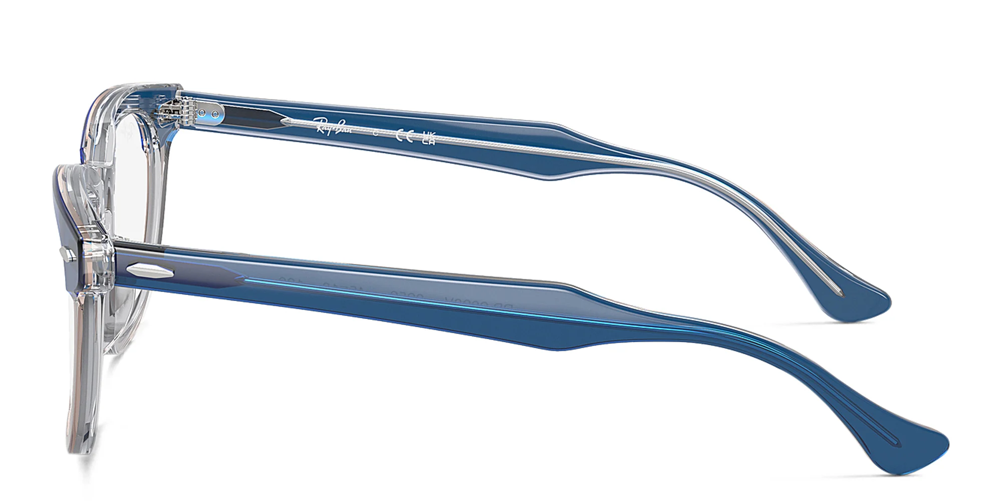 Shop Ray-Ban Junior Optics Kids Square Eyeglasses in Blue online.