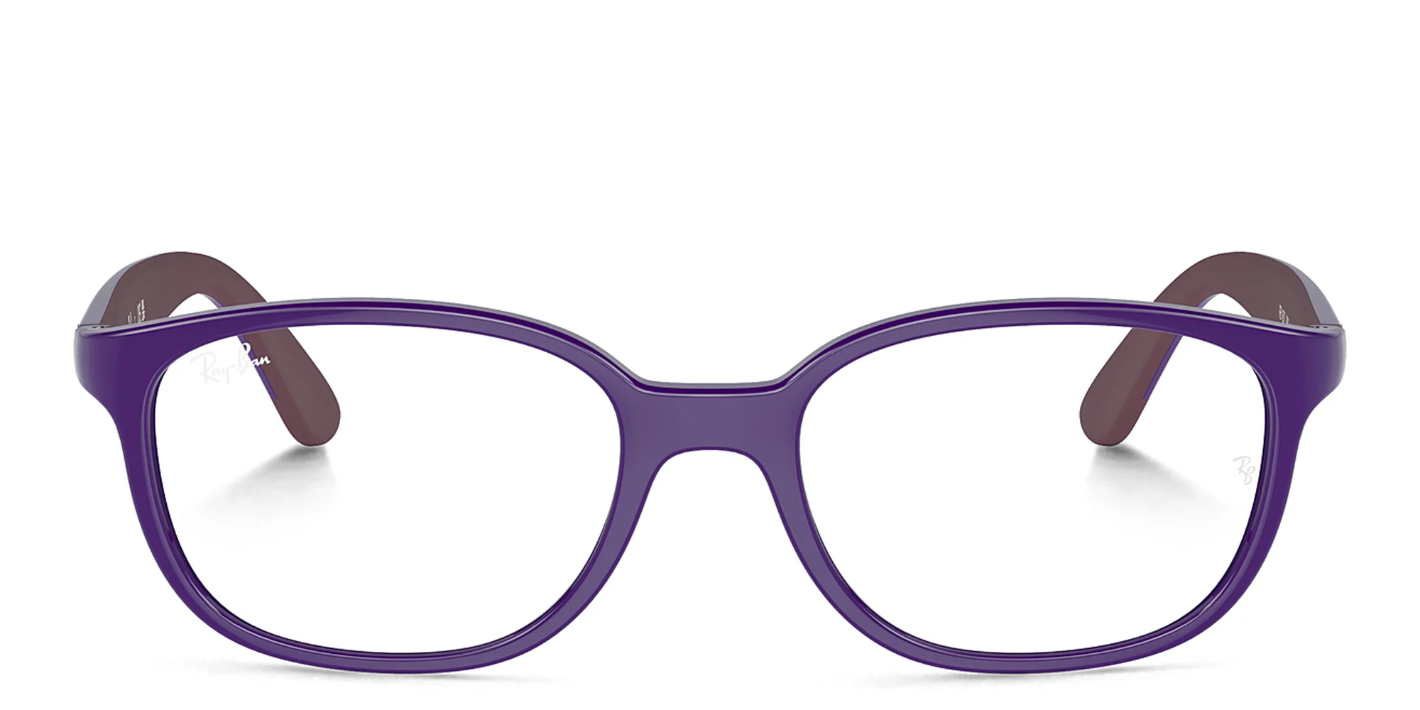 Shop Ray-Ban Junior Optics Kids Panthos Eyeglasses in Purple online.