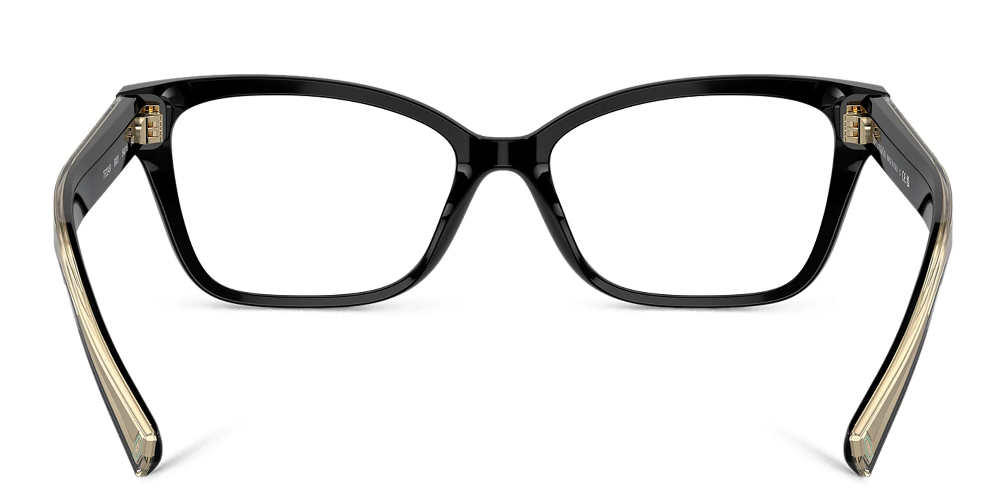 Shop TIFFANY T True Butterfly Eyeglasses in Black online.