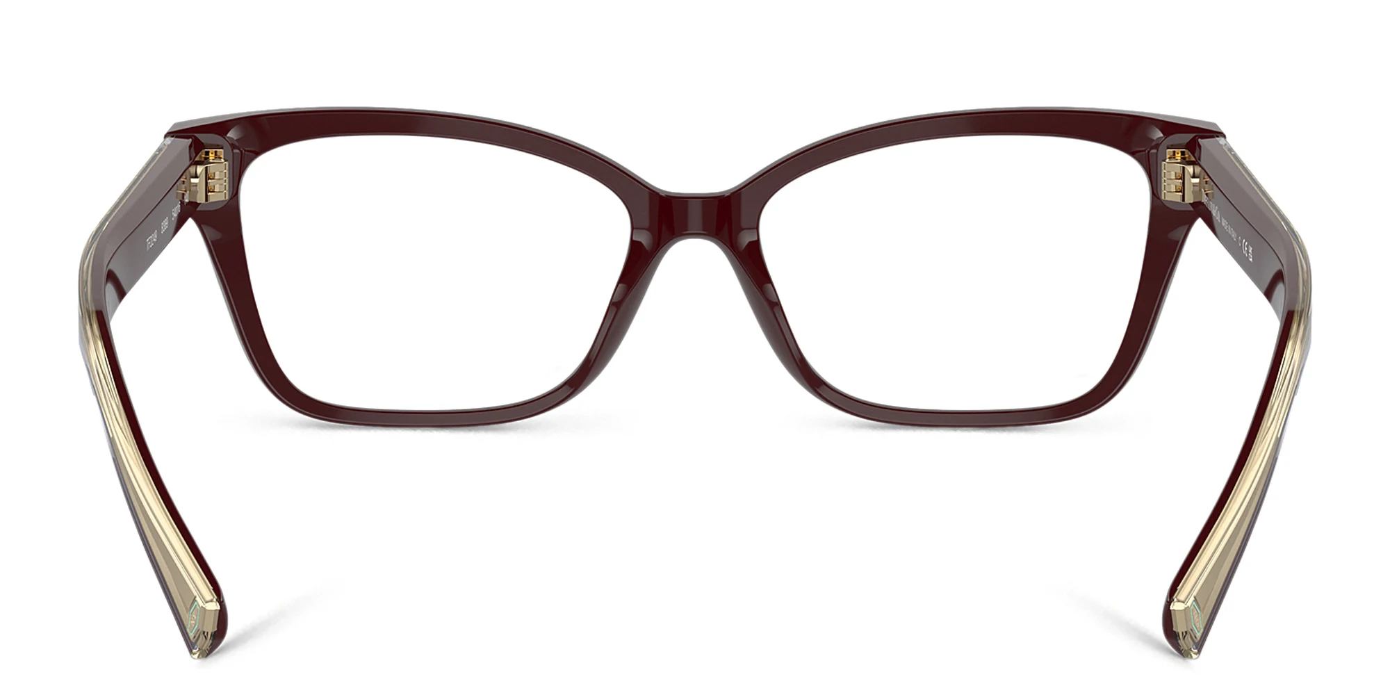 Shop TIFFANY T True Butterfly Eyeglasses in Red online.