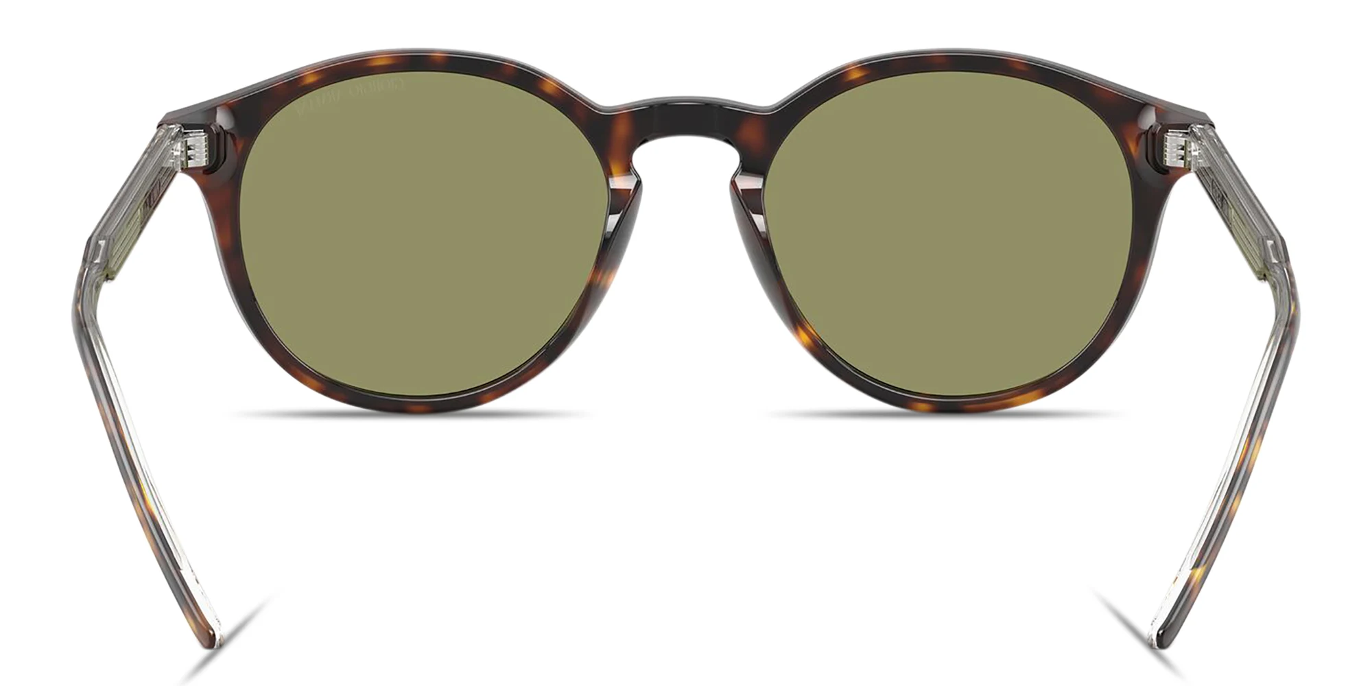 Shop GIORGIO ARMANI Logo Signature Panthos Sunglasses in Havana online.