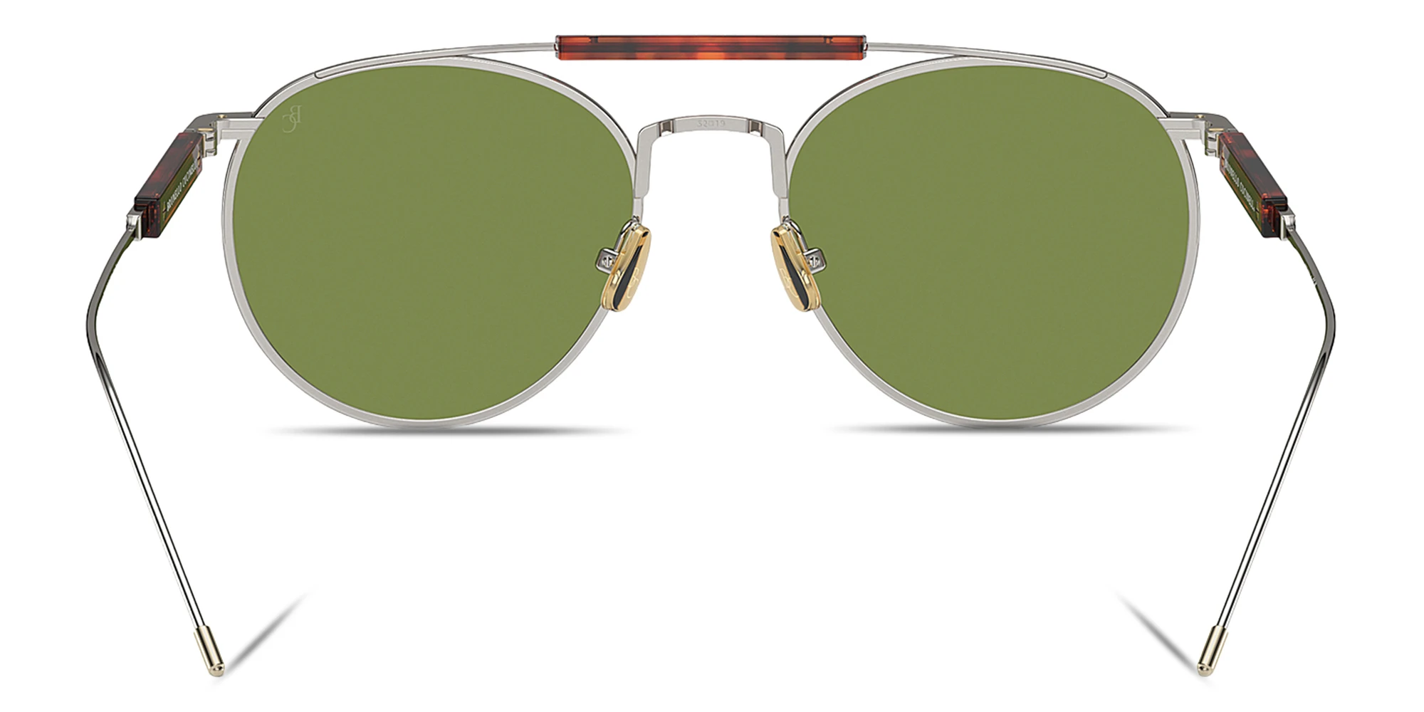 Shop BRUNELLO CUCINELLI Sartorial Sunset Unisex Round Sunglasses in Silver online.