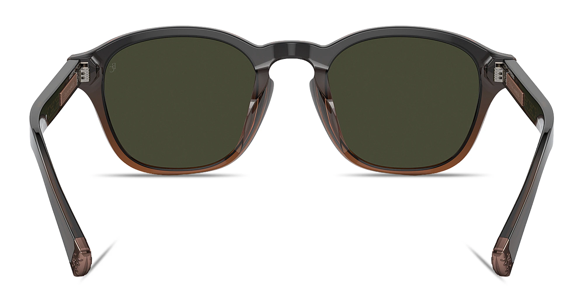 Shop BRUNELLO CUCINELLI Intarsia Rays Unisex Square Sunglasses in Havana online.