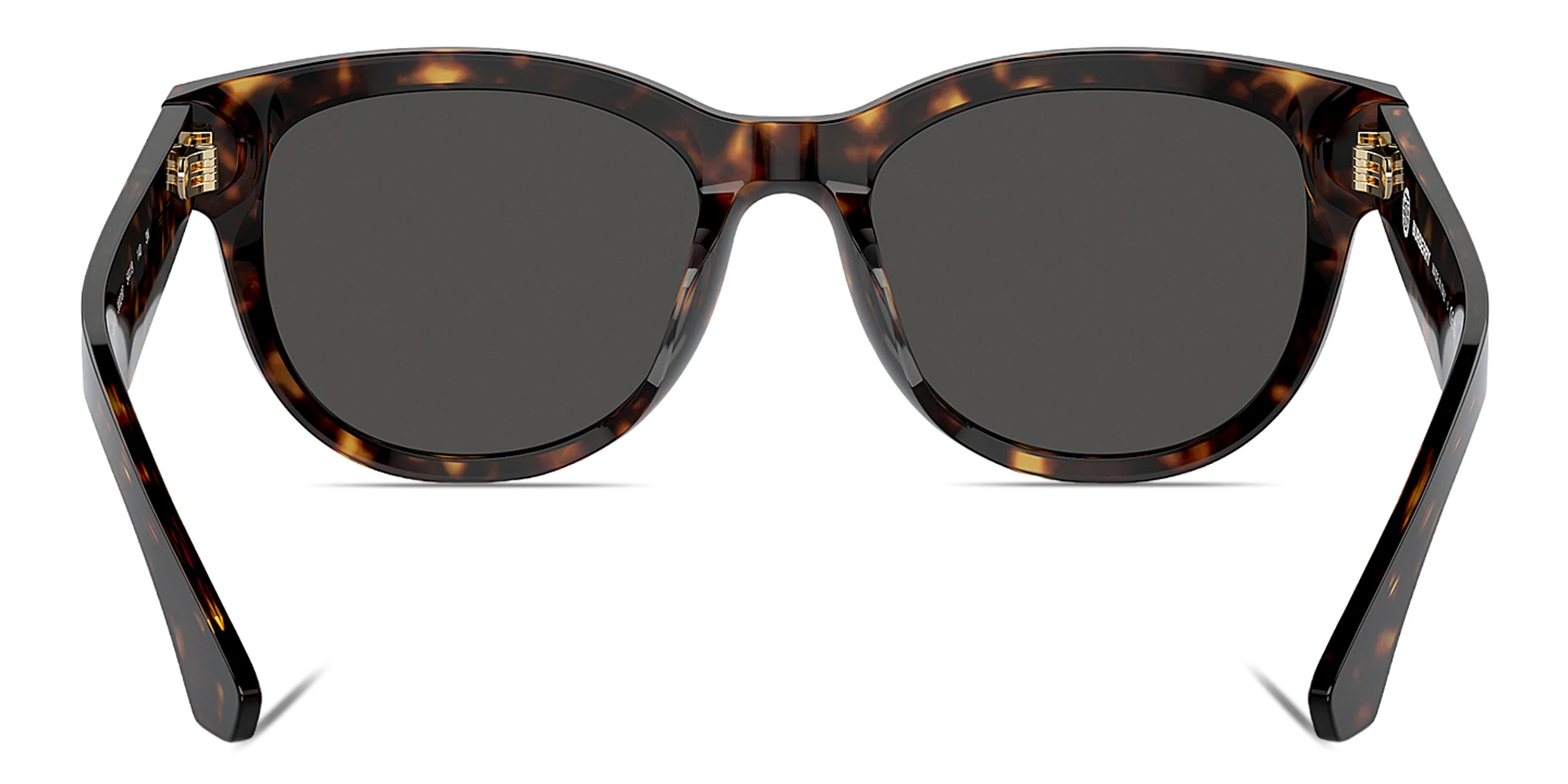 Shop BURBERRY Logo Print Panthos Sunglasses in Dark Havana online.