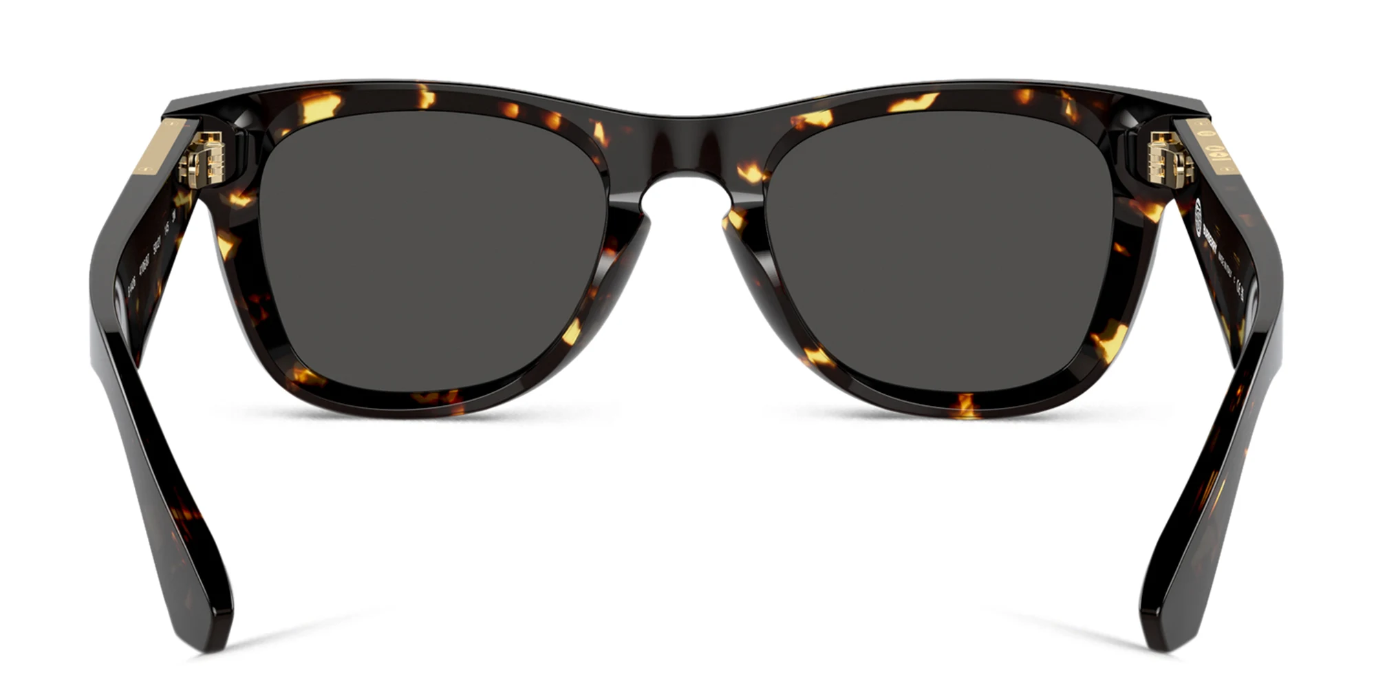 Shop BURBERRY Logo Unisex Square Sunglasses in Dark Havana online.