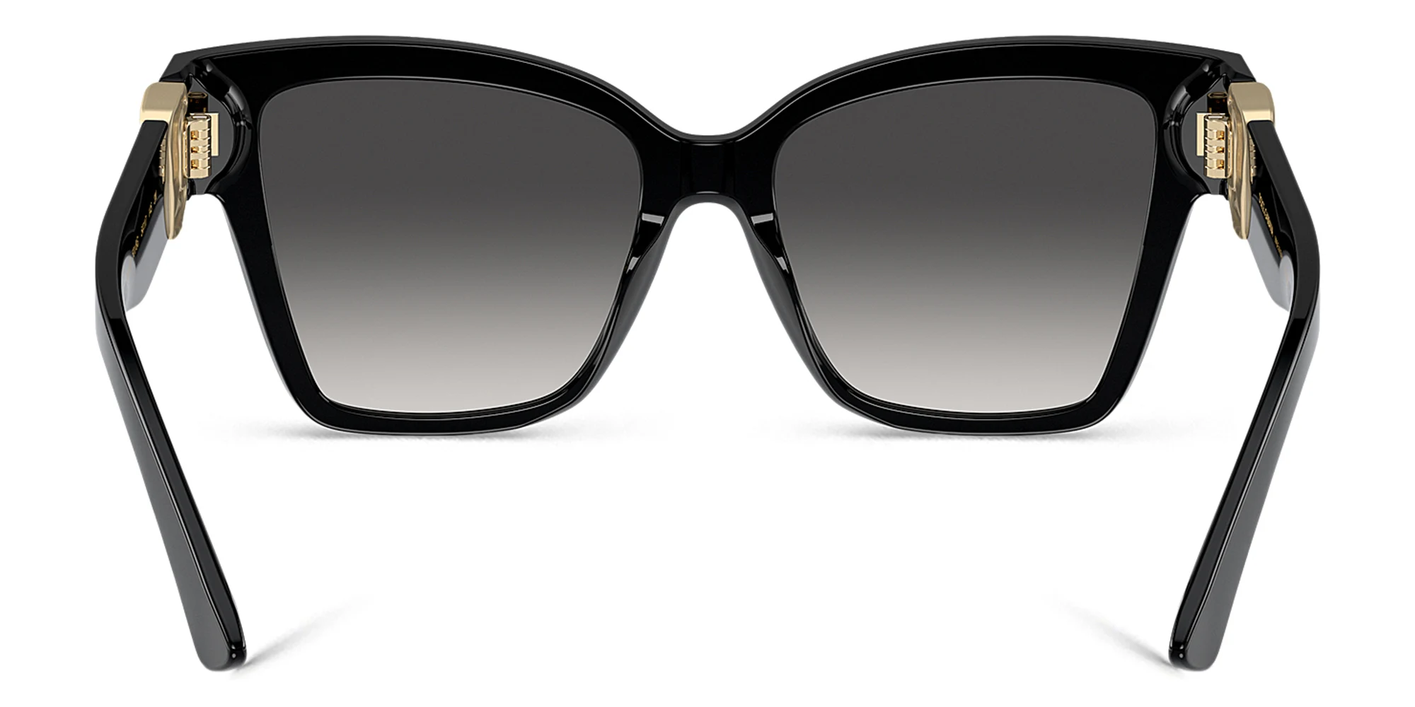 Shop Dolce & Gabbana Logo Square Sunglasses in Black online.