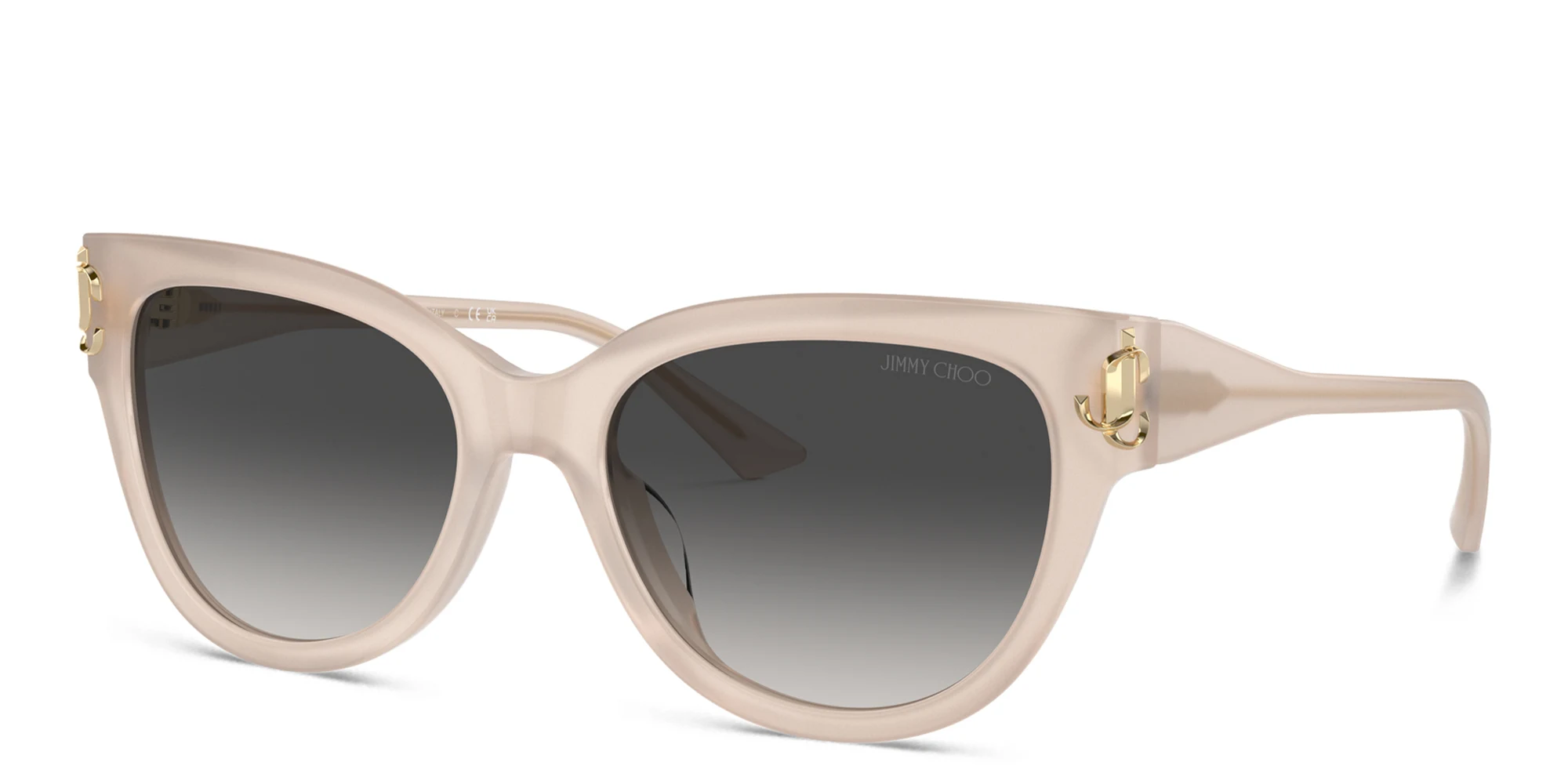 Shop JIMMY CHOO JC Motif Cat-Eye Sunglasses in Pink online.