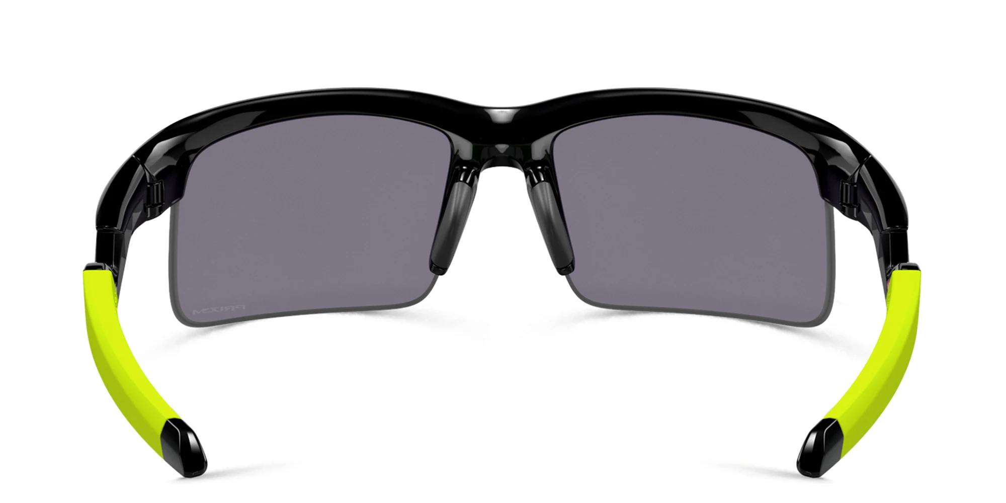 Shop Oakley Youth Capacitor Kids Half-Rim Rectangle Sunglasses in Polished Black online.
