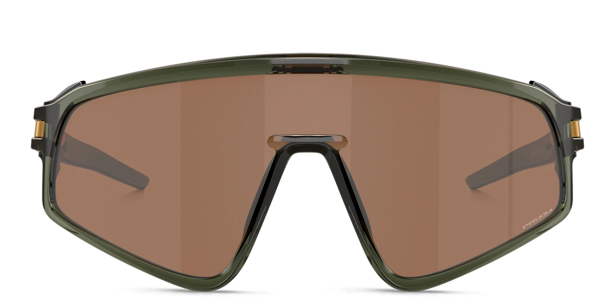 Shop Oakley Latch Panel Unisex Mask Sunglasses in Green online.