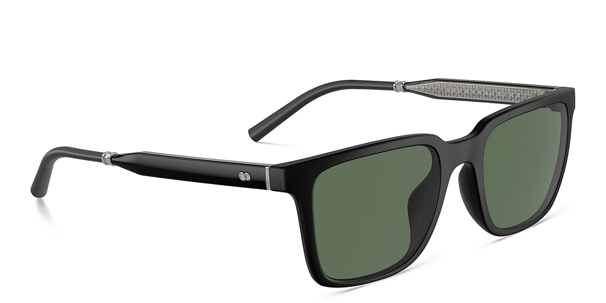 Shop OLIVER PEOPLES Mr. Federer Rectangle Sunglasses in Black online.
