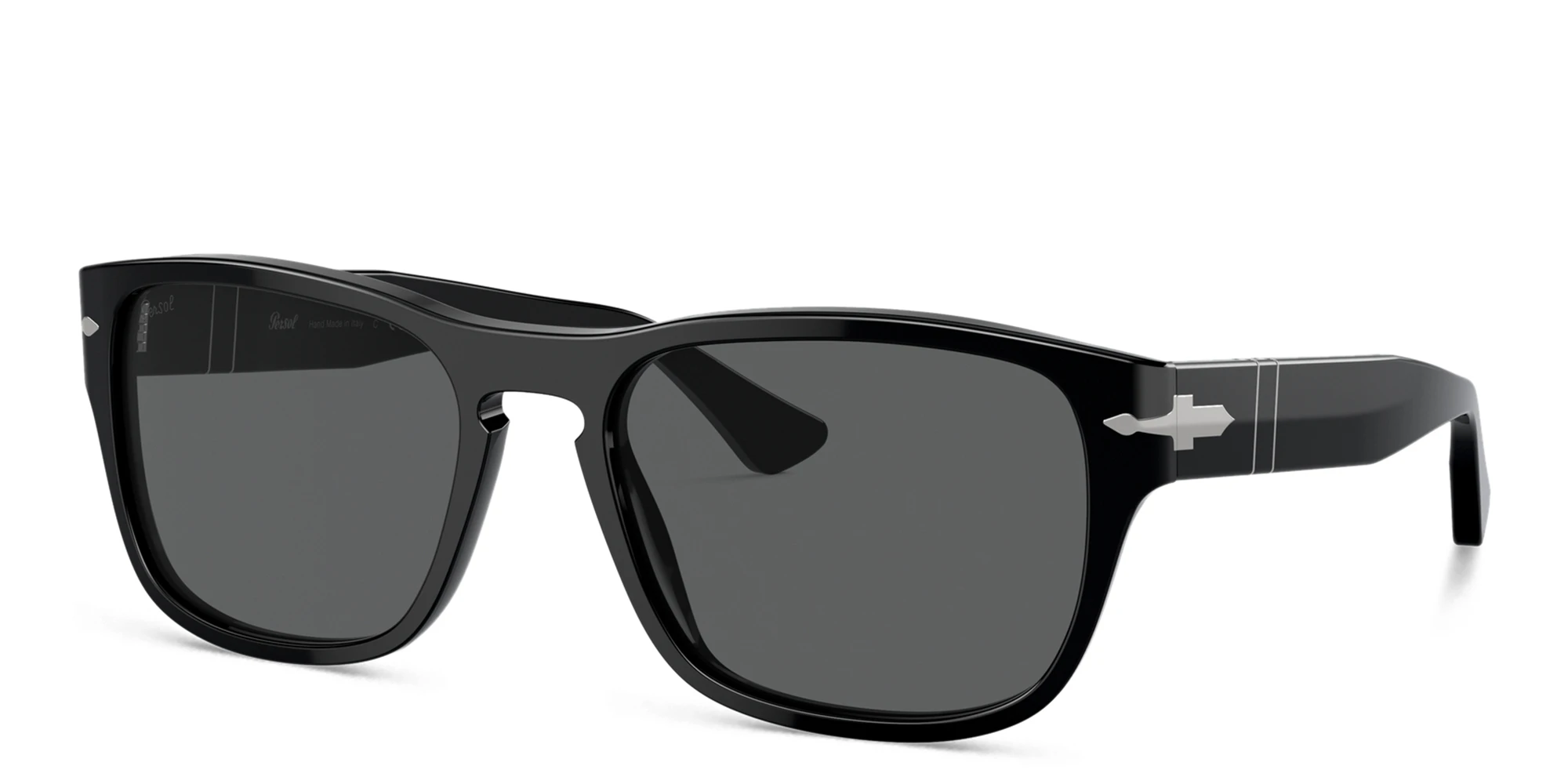 Shop PERSOL Unisex Pillow Sunglasses in Black online.