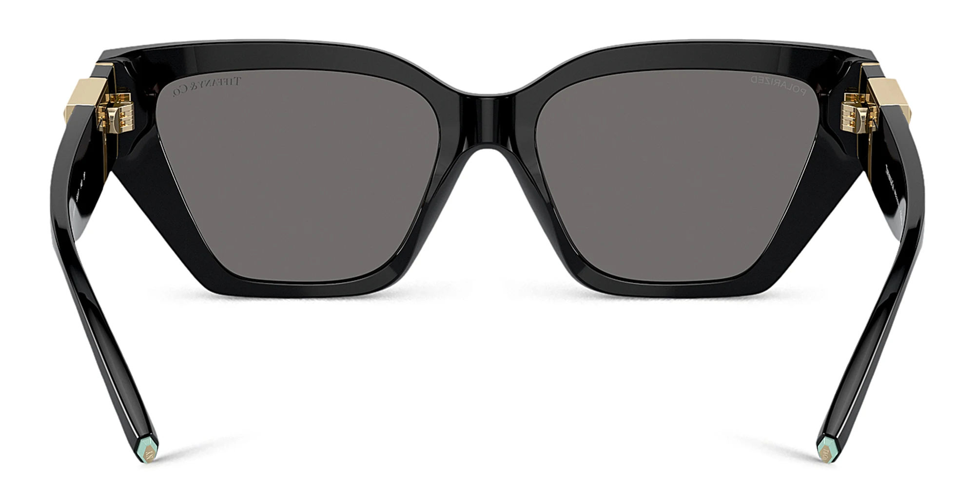 Shop TIFFANY T Deco Cat-Eye Sunglasses in Black online.