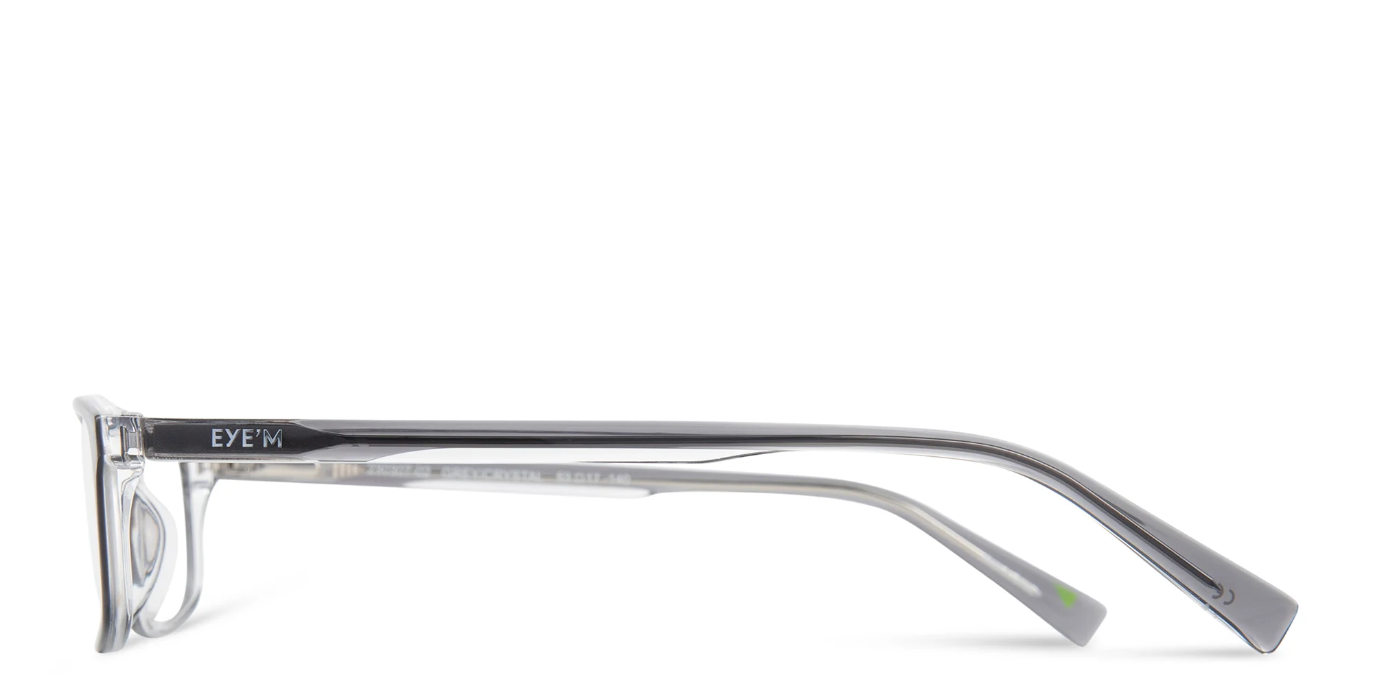 Shop EYE'M Rectangle Eyeglasses in Grey online.
