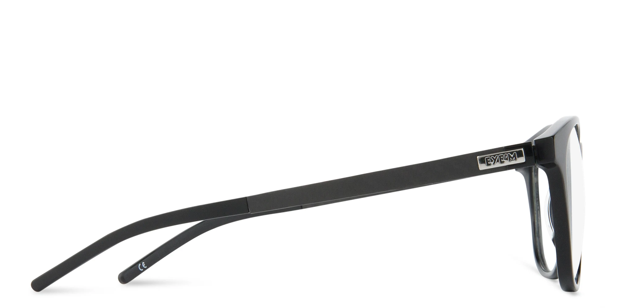 Shop EYE'M Unisex Round Eyeglasses in Black online.
