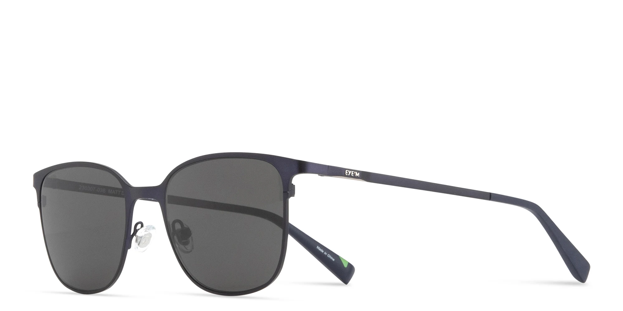 Shop EYE'M Square Sunglasses in Blue online.