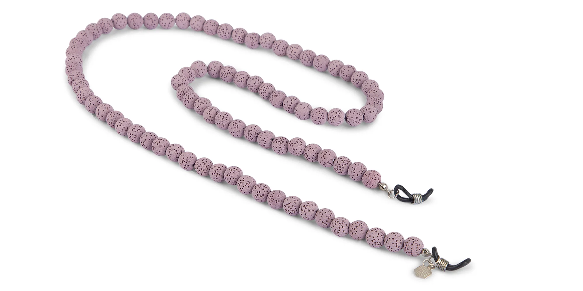 Shop The RICCI DISTRICT Lava Stone Unisex Glasses Chain online.