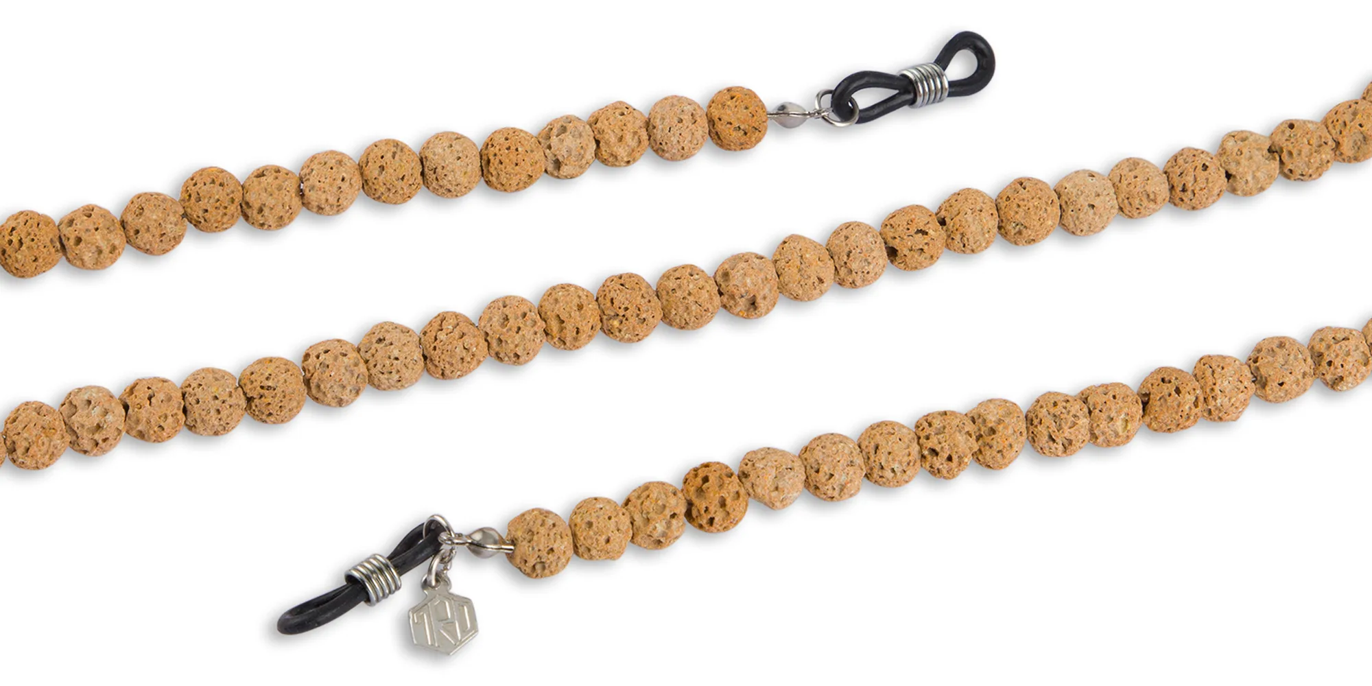 Shop The RICCI DISTRICT Lava Stone Unisex Glasses Chain online.
