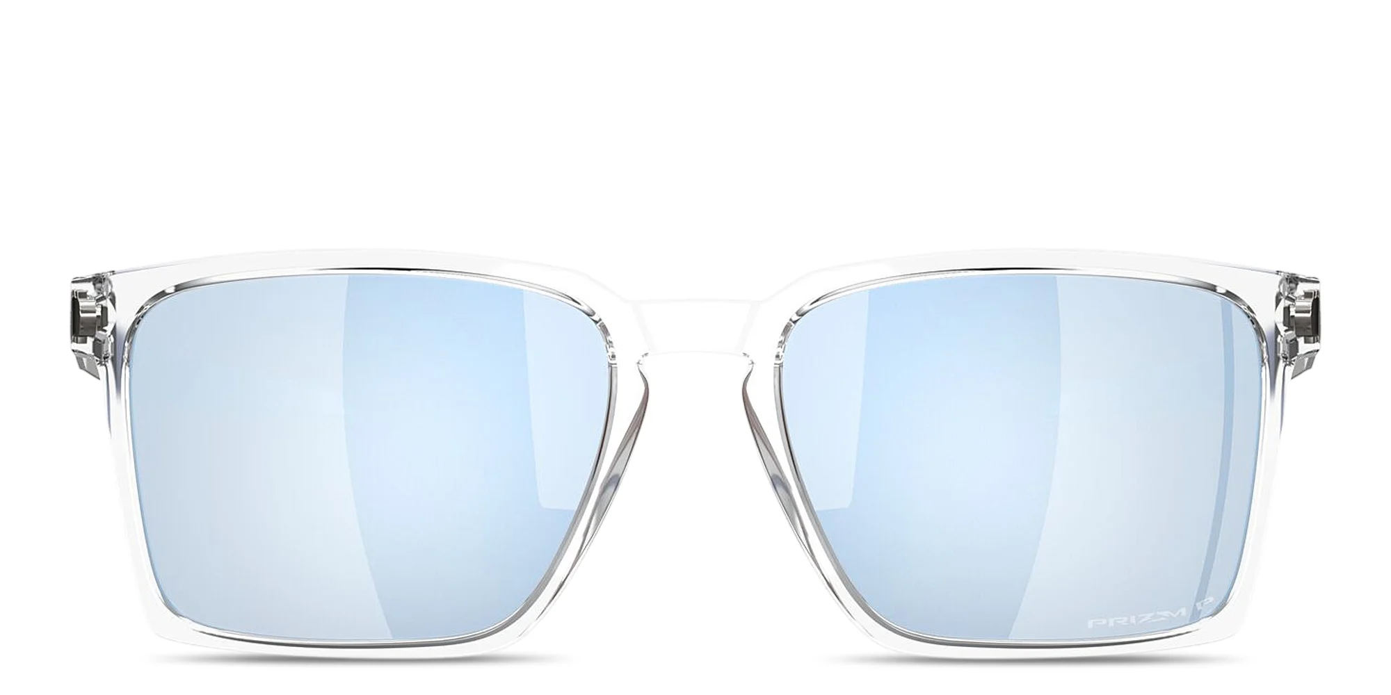 Shop Oakley Exchange Unisex Rectangle Sunglasses in Clear online.