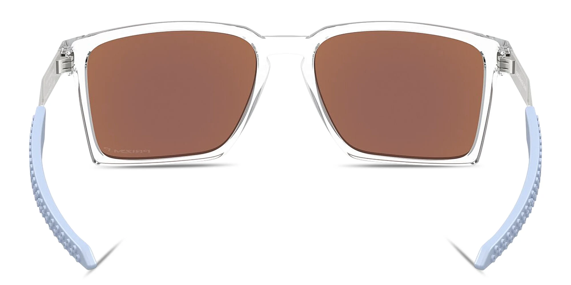 Shop Oakley Exchange Unisex Rectangle Sunglasses in Clear online.