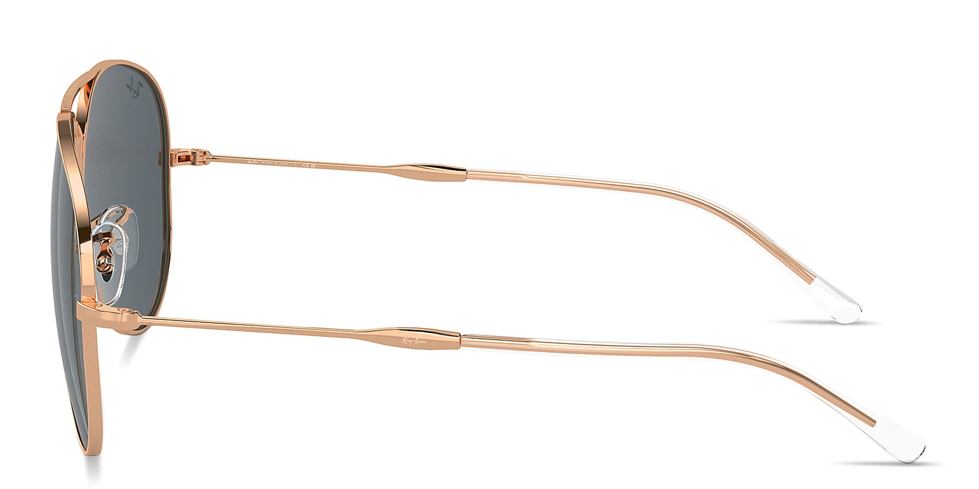 Shop Ray-Ban Old Aviator Unisex Pilot Sunglasses in Rose Gold online.